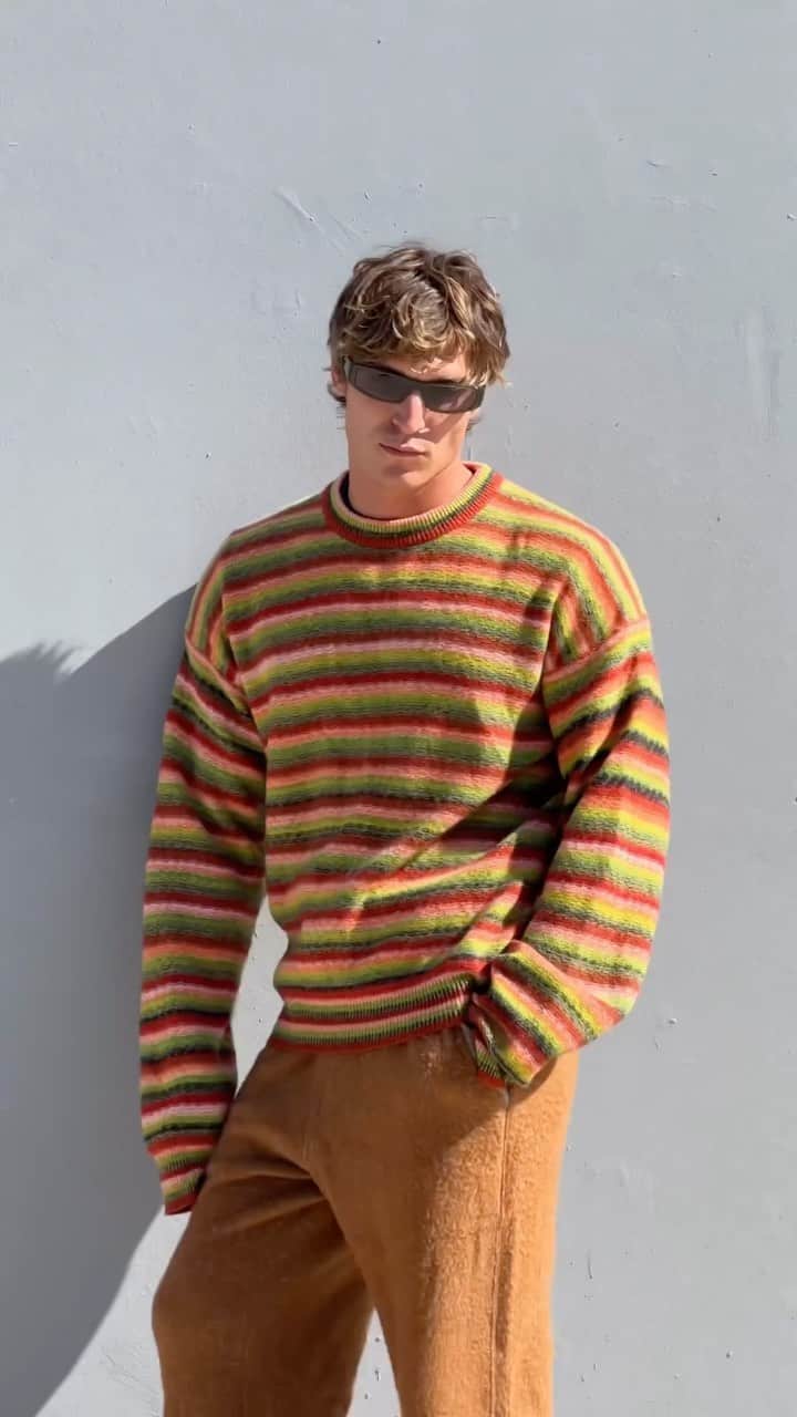 MR PORTERのインスタグラム：「Mr @andreafaccio feeling the free spirit with @zegnaofficial and @theelderstatesman.   Head to the link in bio to discover the full colourful collection. #MRPORTER」
