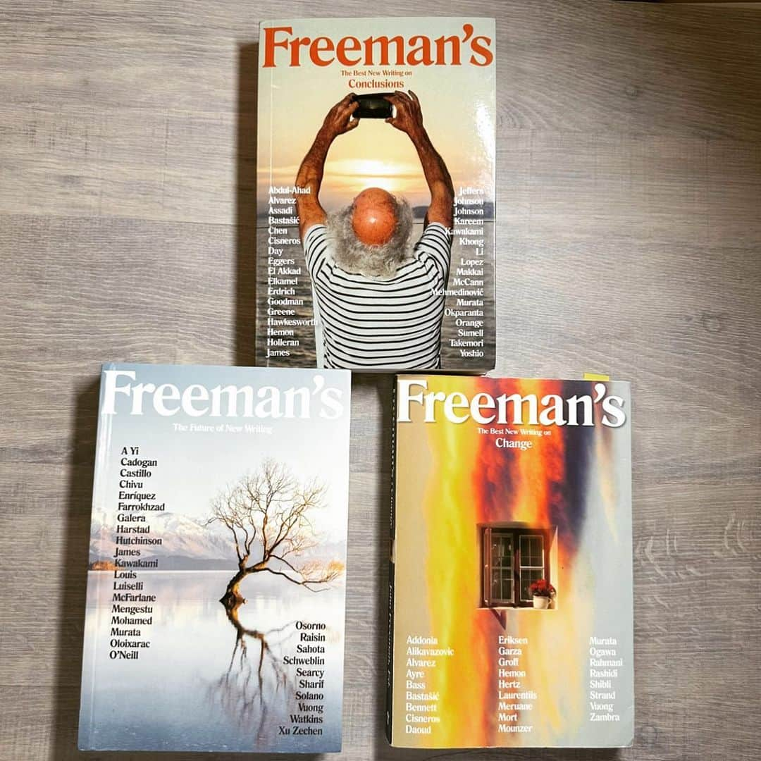 村田沙耶香さんのインスタグラム写真 - (村田沙耶香Instagram)「The final issue of Freeman's, Conclusions, has arrived at my apartment in Tokyo. I am very proud that my short story  "Transmogrification" is included with this issue.  The Future Of New Writing issue includes "A First-Rate Material" and the Change issue includes "Final Days".  All great translations are by Ginny Tapley Takemori. Thank you so,so much!  John, thank you for 10 years of making wonderful Freeman's! I am very impressed and feel many miracles continue from this place.  Freeman'sの最新号、そして最終号のConclusionsが日本の私のアパートに届きました。 この美しい本に私の短編「変容」が掲載されていることを、とても誇りに思います。  The Future Of New Writing には「素敵な素材」、Change に「余命」を掲載していただきました。私はそのことをとても大切に思っています。  Johnさん、素晴らしい雑誌を作ってくださってありがとうございます！私はとても感動しています。この場所からたくさんの奇跡が続いていくと感じています。 心から感謝をお伝えいたします！」9月7日 2時14分 - sayaka_murata_