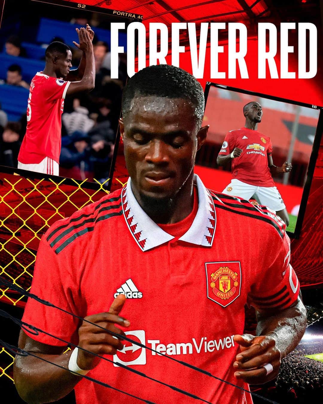 エリック・バイリーのインスタグラム：「As I leave this club after many years of incredible memories, outstanding teammates, and trophies, I want to express my profound gratitude. This chapter may be closing, but the friendships and memories will forever remain in my heart. The fans here are the real champions. Thank you for everything, forever United. 💯🔴」