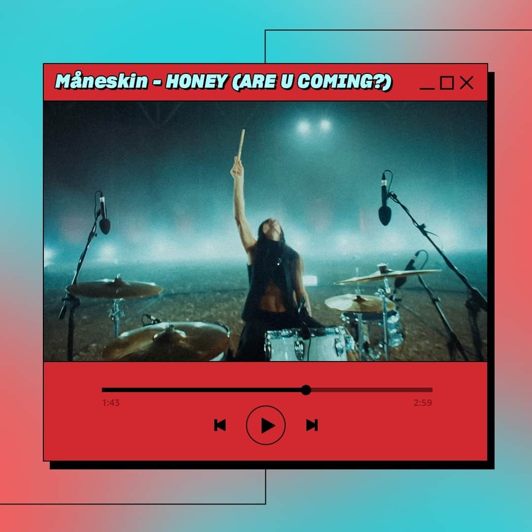 さんのインスタグラム写真 - (Instagram)「HONEY (we can’t be the only ones obsessing over @maneskinofficial’s latest music video?) 🤘🎸」9月7日 2時30分 - amazonmusic