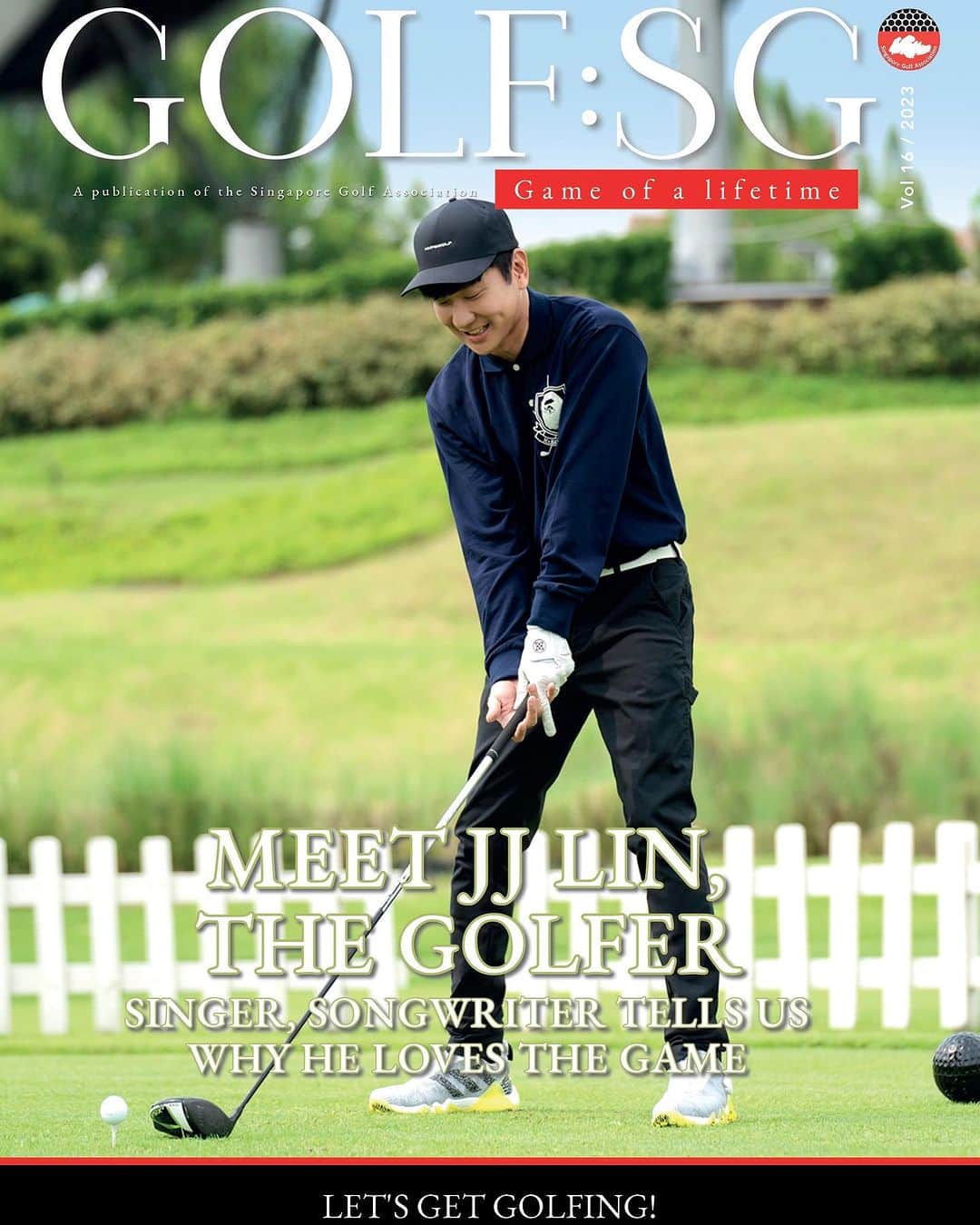 林俊傑のインスタグラム：「Play good, look good and feel good! ⛳️  Sharing my love for golf in the latest edition of GOLF:SG - Read more about my golf journey in the cover story (link in bio) and my golf growth adventures in my IG Highlights.  @teamgolfsg #gameofalifetime」