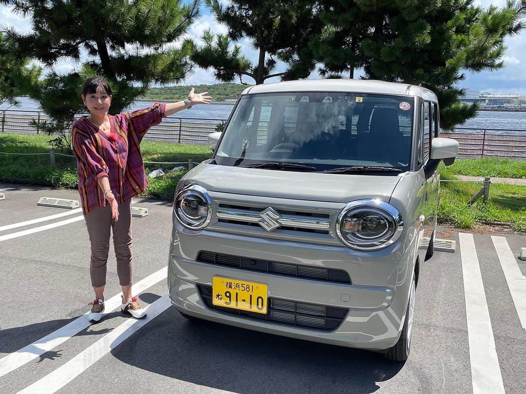 竹岡圭のインスタグラム：「圭Tube💛スズキワゴンRスマイル公開されましたー☀️  https://youtu.be/YtleG0Vse2U  後席もスライドできるので、利便性高しです🙌  #スズキ #ワゴンRスマイル #スマイル #ワゴンR #竹岡圭 #圭Tube #圭チューブ」