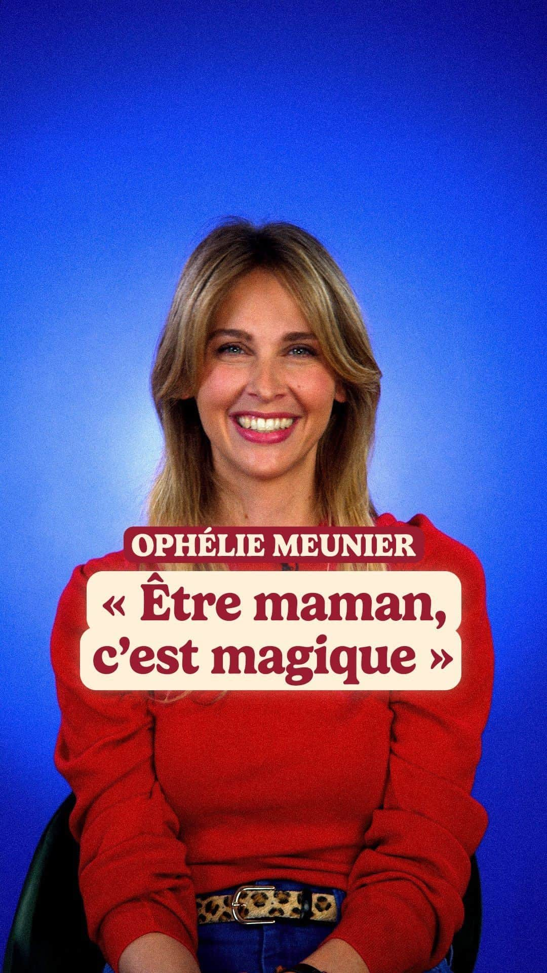 オフェーリ・ムニエのインスタグラム：「« Être maman, c’est magique. » @opheliemeunier est maman de 2 enfants et pour Lou, elle est venue raconter comment cette expérience a radicalement changé sa vie. 👶✨ #maman #enfant #interview #opheliemeunier」