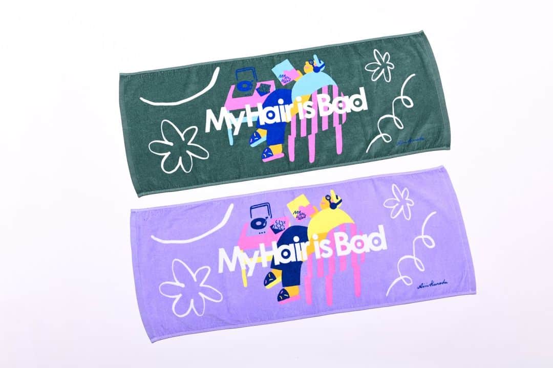 My Hair is Bad マイヘア タオル オレンジの通販 by えりか's