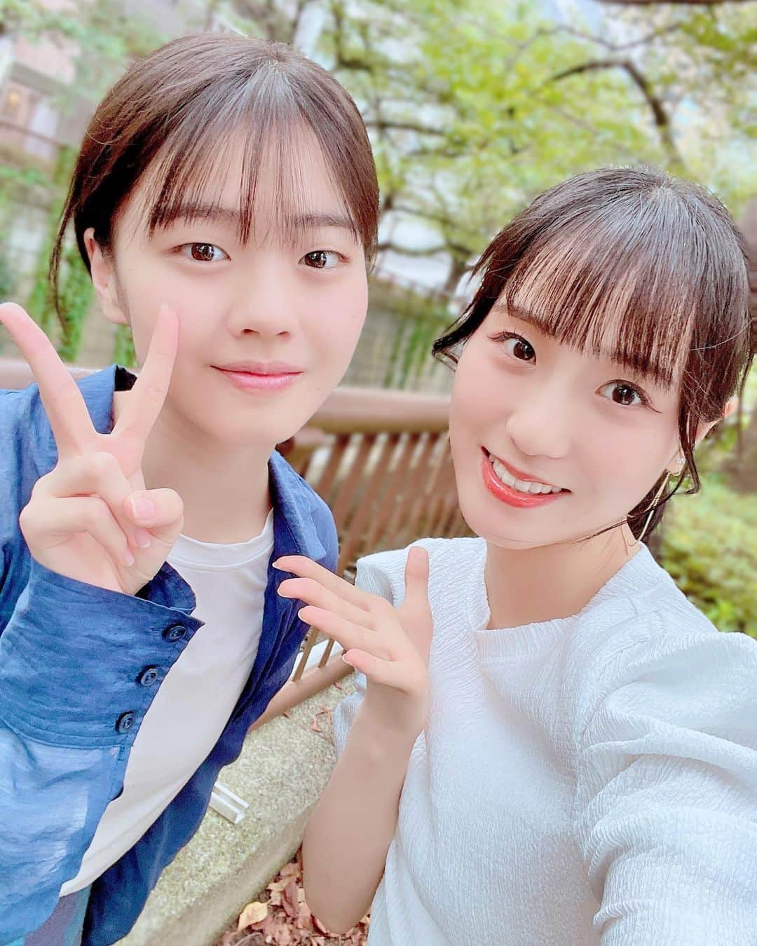 田﨑あさひさんのインスタグラム写真 - (田﨑あさひInstagram)「⁡ ⁡ 今日はつばきファクトリーの  福田真琳ちゃんとランチ🍔♡  ⁡同じ長崎出身なんです🥰 ⁡  お話しするのがとても楽しくて あっという間の時間でした✨ ⁡ ⁡ ブログも更新したのでぜひご覧ください♪ ⁡ ⁡ ⁡ ⁡ ⁡ 　#キラキラおめめのまりんちゃん ⭐️ 　#つばきファクトリー #福田真琳 ちゃん #bitter sweet #ビタスイ #田﨑あさひ #長崎　#長崎県　#長崎出身　#ハロプロ #helloproject」9月6日 19時12分 - asahitasaki