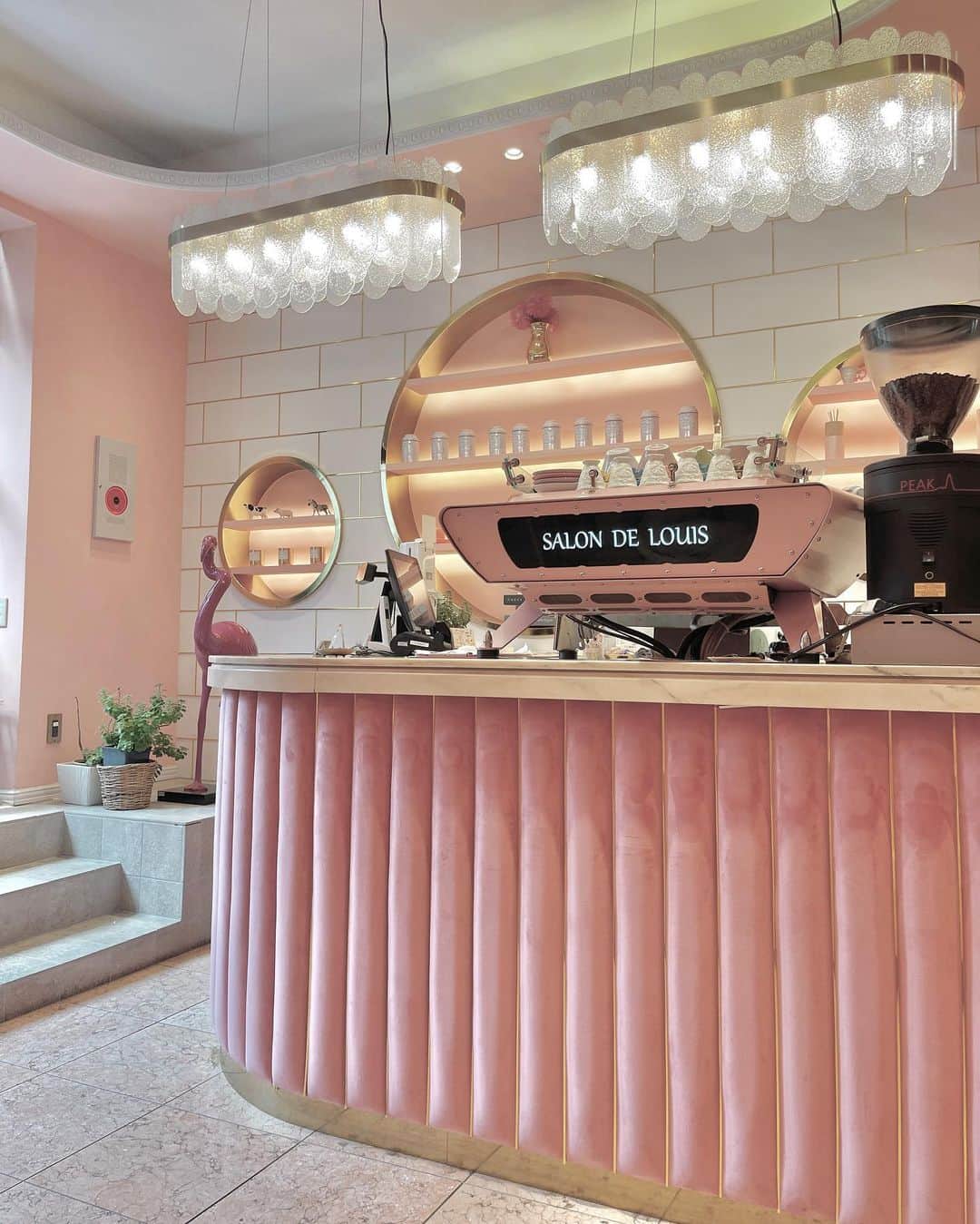 織田エリカさんのインスタグラム写真 - (織田エリカInstagram)「𝕊𝕒𝕝𝕠𝕟 𝕕𝕖 𝕃𝕠𝕦𝕚𝕤🎀  𓂃  店内が可愛すぎる💞 今度は2階の席も行きたい💓  𓂃  #salondelouis #cafe #café #afternoontea #aoyama #aoyamacafe #omotesando #omotesandocafe #girly #pink #cafestagram #tea #サロンドルイス #アフタヌーンティー #アフタヌーンティー巡り #アフタヌーンティーティールーム #カフェ #カフェ巡り #カフェスタグラム #紅茶 #ケーキ #ピンク #ガーリー #表参道カフェ #表参道 #青山カフェ #青山 #フレンチガーリー #ヴィンテージ #ヴィンテージガーリー」9月6日 20時02分 - _erika0819