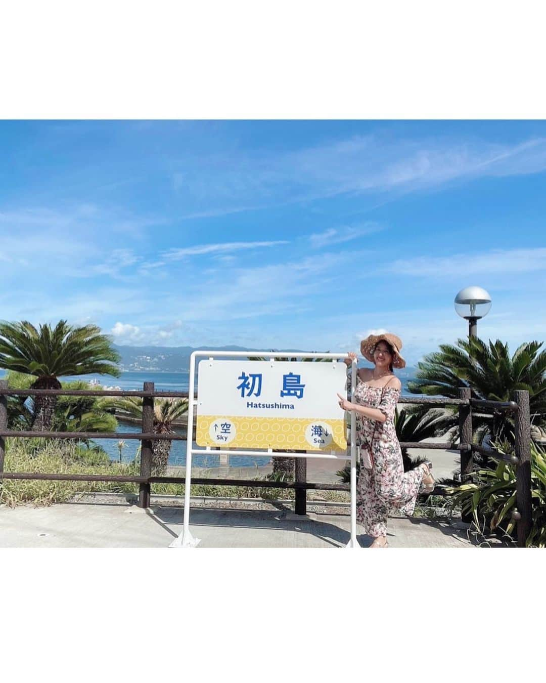 小山玲奈さんのインスタグラム写真 - (小山玲奈Instagram)「熱海の初島🏝️ 海が見えるプールはサイコーでした！🛟👙🩵  映えスポットもたくさんあった🍋  #初島　#熱海 #静岡県 #初島レモン #atami #hatsushima」9月6日 20時04分 - reina_koyama_official