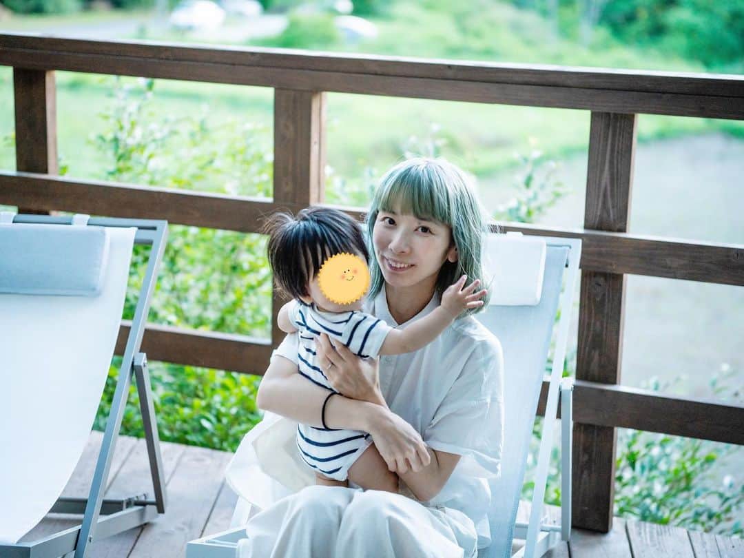 鎌野愛さんのインスタグラム写真 - (鎌野愛Instagram)「8月の息子との日々。本当によく笑うようになりました。(その分よく泣くけどな！笑)」9月6日 20時09分 - kamanoai