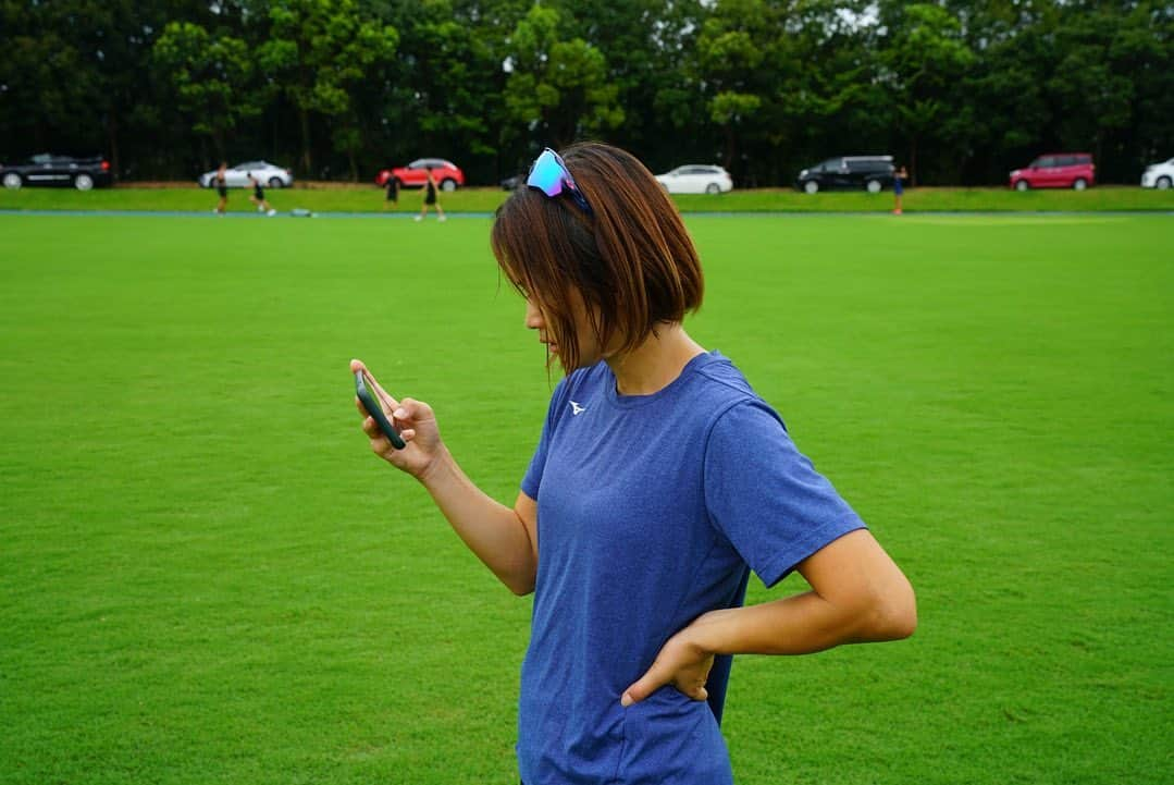 山中日菜美のインスタグラム：「. 真剣  #陸上#陸上競技#アスリート#陸上女子#スプリント」