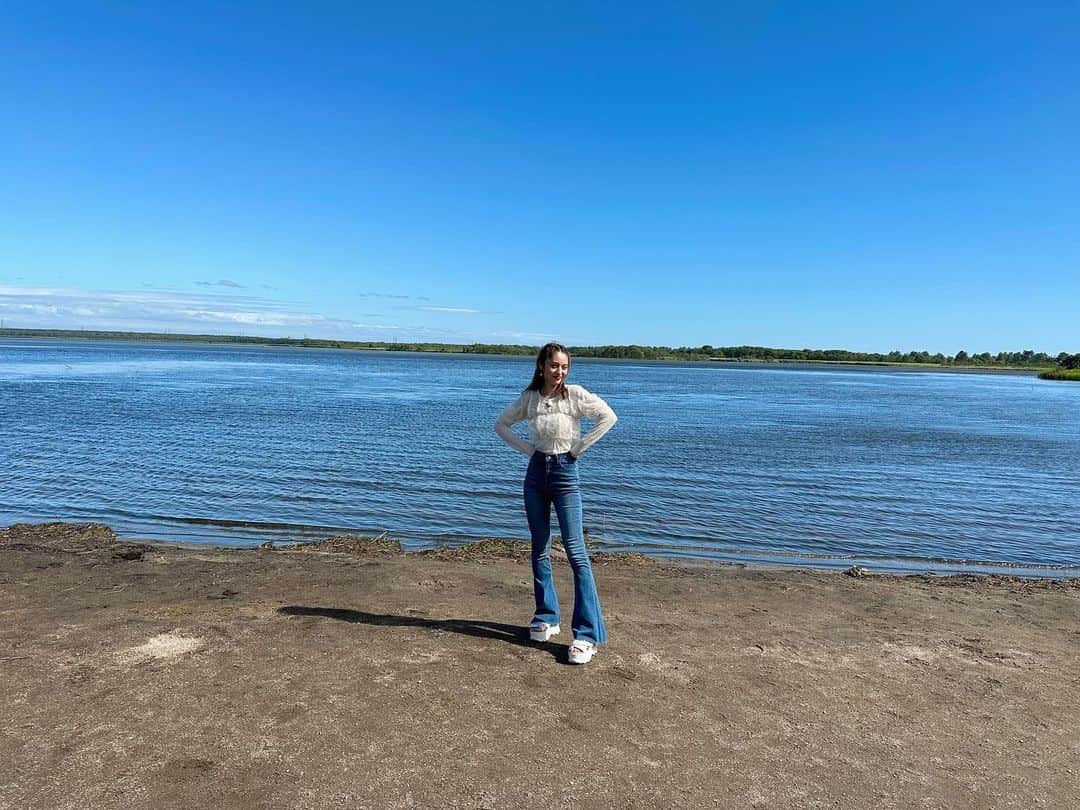 神部美咲のインスタグラム：「北海道🌻💛」