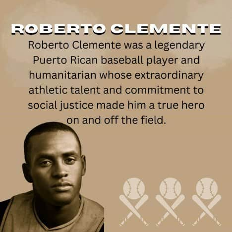 ジョン・レグイザモのインスタグラム：「Celebrating Latino Heroes - Roberto Clemente 🇵🇷  Roberto Clemente was a talented baseball player who was also a dedicated humanitarian. He was born in Puerto Rico in 1934 and played Major League Baseball for 18 seasons, all with the Pittsburgh Pirates. He was a 15-time All-Star, won four batting titles, and was named the National League's Most Valuable Player in 1966.  Off the field, Clemente was known for his generosity and compassion. He donated money to build schools and hospitals in Puerto Rico and he was also a mentor to many young players, both in Puerto Rico and in the United States. In 1972, he died in a plane crash while on a mission to deliver relief supplies to earthquake victims in Nicaragua.  For his contributions to baseball and his humanitarian work, Clemente was posthumously awarded the Presidential Medal of Freedom and the Congressional Gold Medal. He is also the namesake of the Roberto Clemente Award, which is given annually to the Major League Baseball player who best exemplifies Clemente's commitment to community service.  Clemente was a true hero who showed that it is possible to be great on and off the field. He is an inspiration to people all over the world, and his legacy will continue to live on for generations to come.  #LatinoHeroes #RobertoClemente」