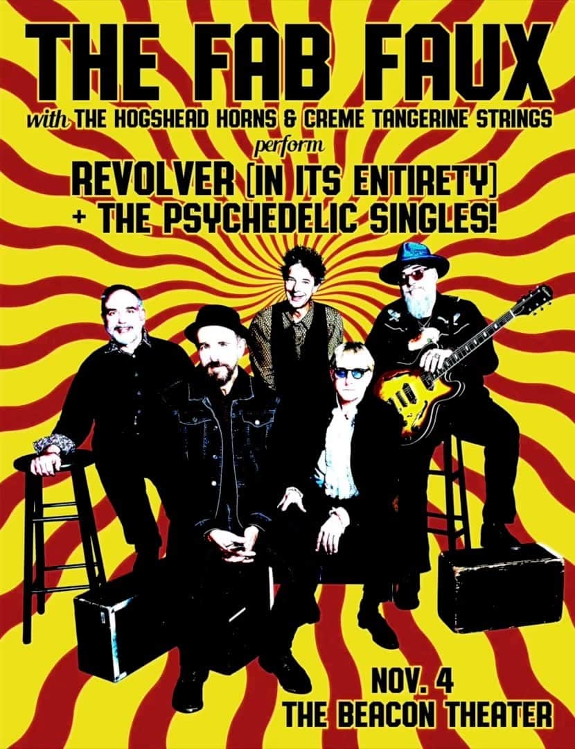 ウィル・リーのインスタグラム：「Our yearly Fab Faux Beacon show will be very colorful with Revolver as well as the psychedelic hits  (LINK FOR TIX IN BIO!) #thisboyslife @beacontheatre #fabfaux #beatle #nycmusic #nyc @thefabfaux #live #nycity #livemusic #band #beatletributeband #musicnyc #beatlescover #beatlescoverband #nycblogger #nycnightlife #nyclife #beatlesrevolver」