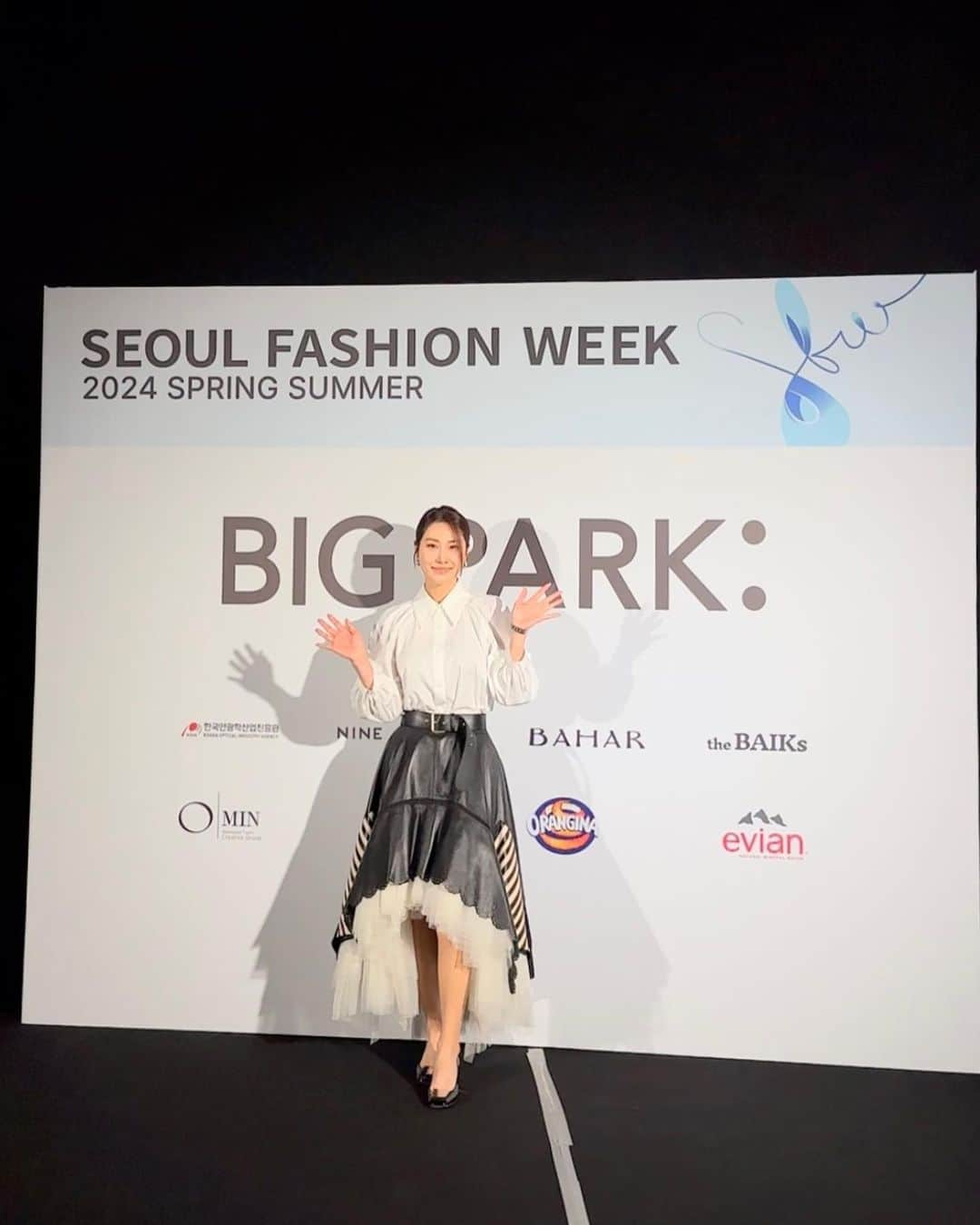 キム・ハヌルのインスタグラム：「#서울패션위크 #Bigpark @bigparkys」