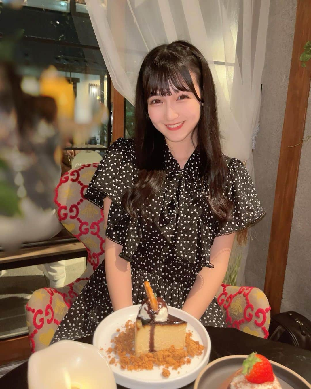 今村麻莉愛さんのインスタグラム写真 - (今村麻莉愛Instagram)「. おしゃれカフェ⋆͛☕️⋆͛*ﾟ ・ ・ #慣れてない感」9月6日 21時22分 - maria_0914_