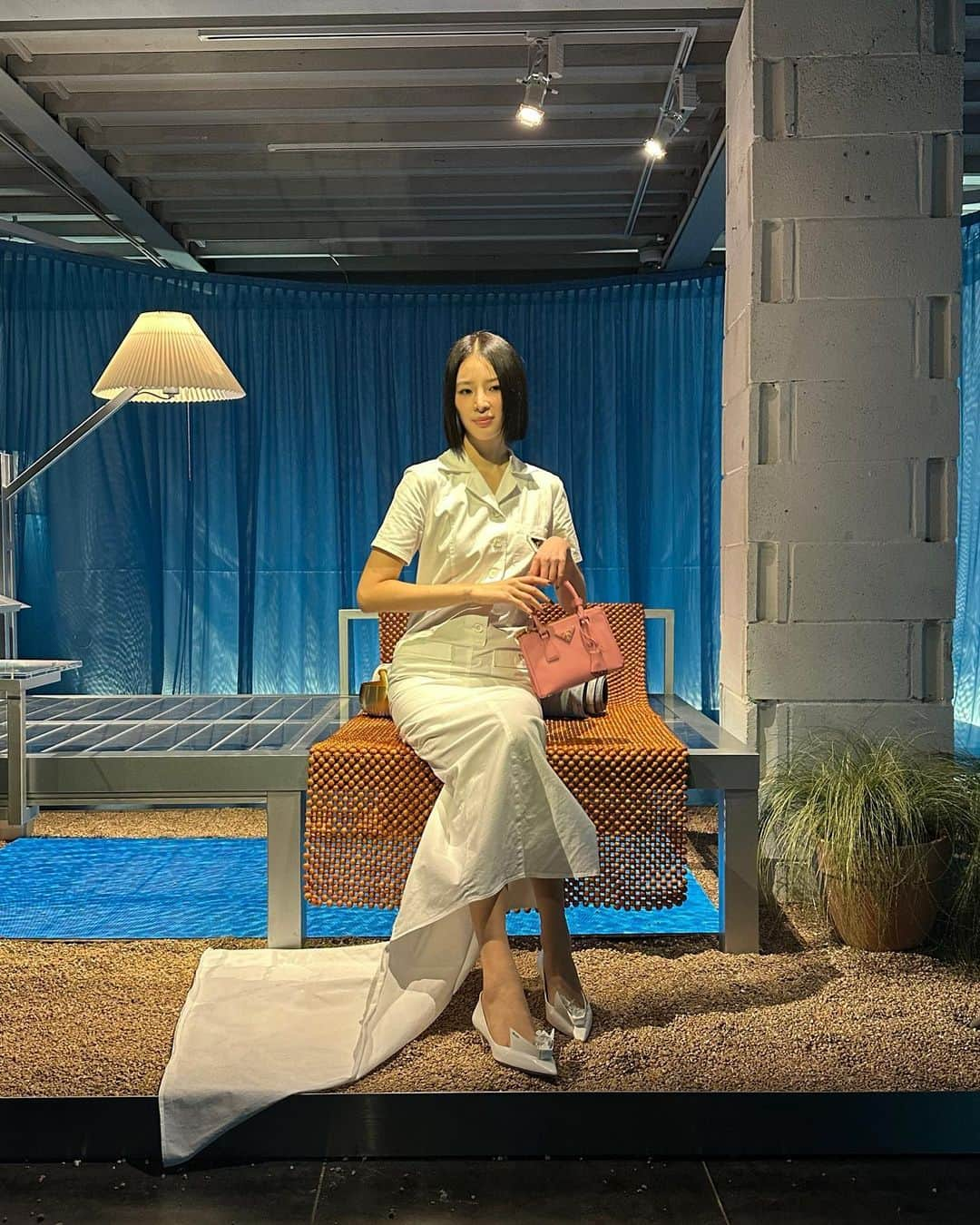 アイリーン・キムさんのインスタグラム写真 - (アイリーン・キムInstagram)「Celebrating multidimensional spaces by renowned Korean artists🤍  @Prada #Pradamode #Prada #광고」9月6日 21時59分 - ireneisgood