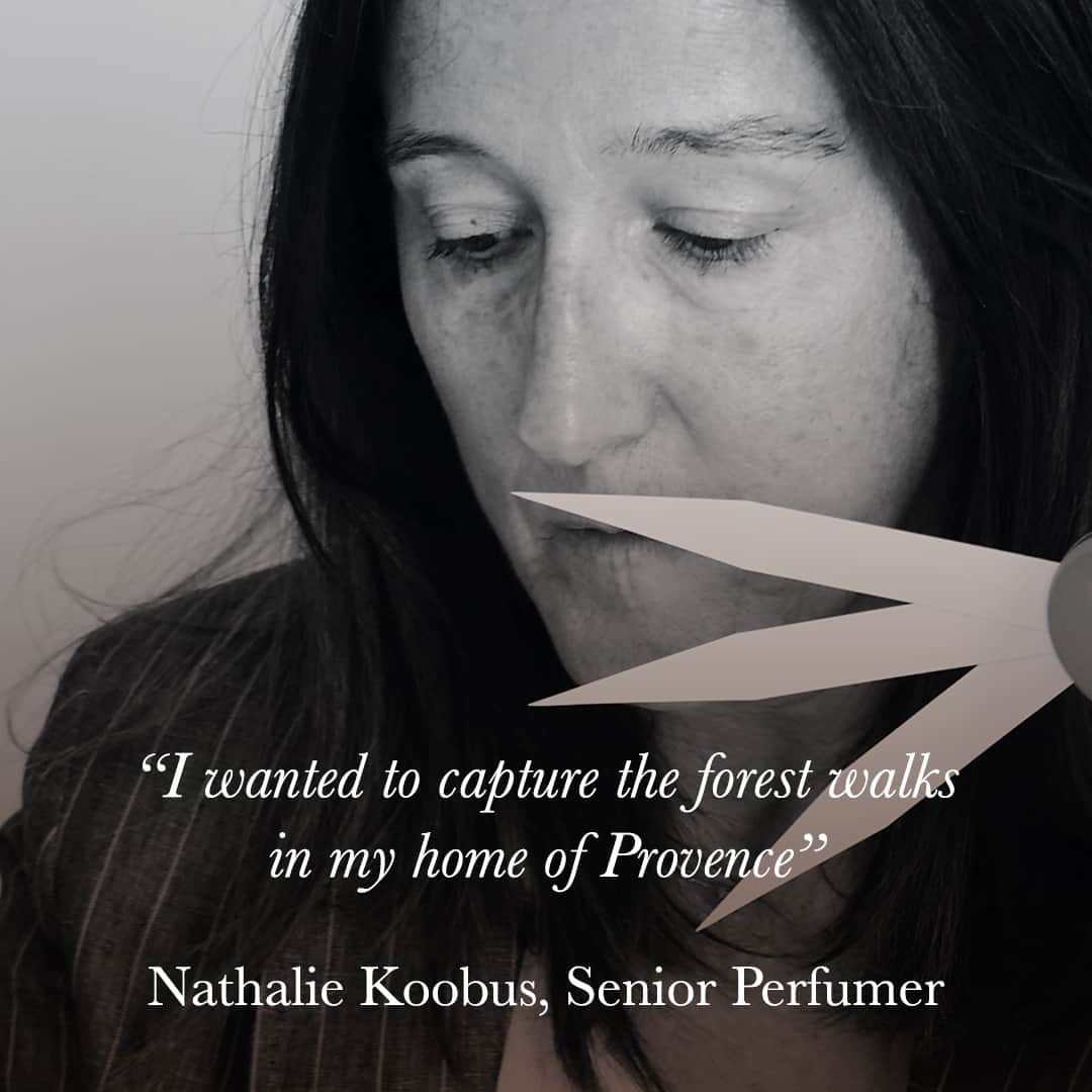 モルトンブラウンのインスタグラム：「Meet Nathalie Koobus….  🌲 Senior Perfumer behind our forest-inspired Wild Mint & Lavandin 📍 Grew up in the perfumery capital of the world in Grasse, France  📚 Trained under Jacques Chabert – creator of our iconic Re-charge Black Pepper」