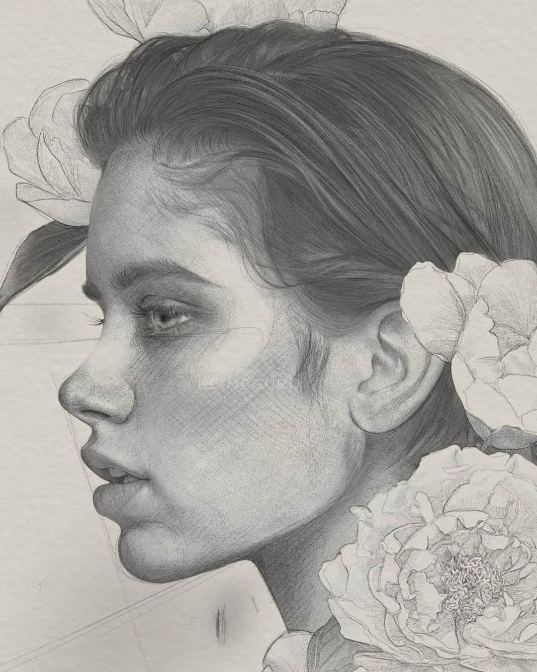 のインスタグラム：「Happy Wednesday, I hope you have a calming rest of your week.🌸 #WIP」