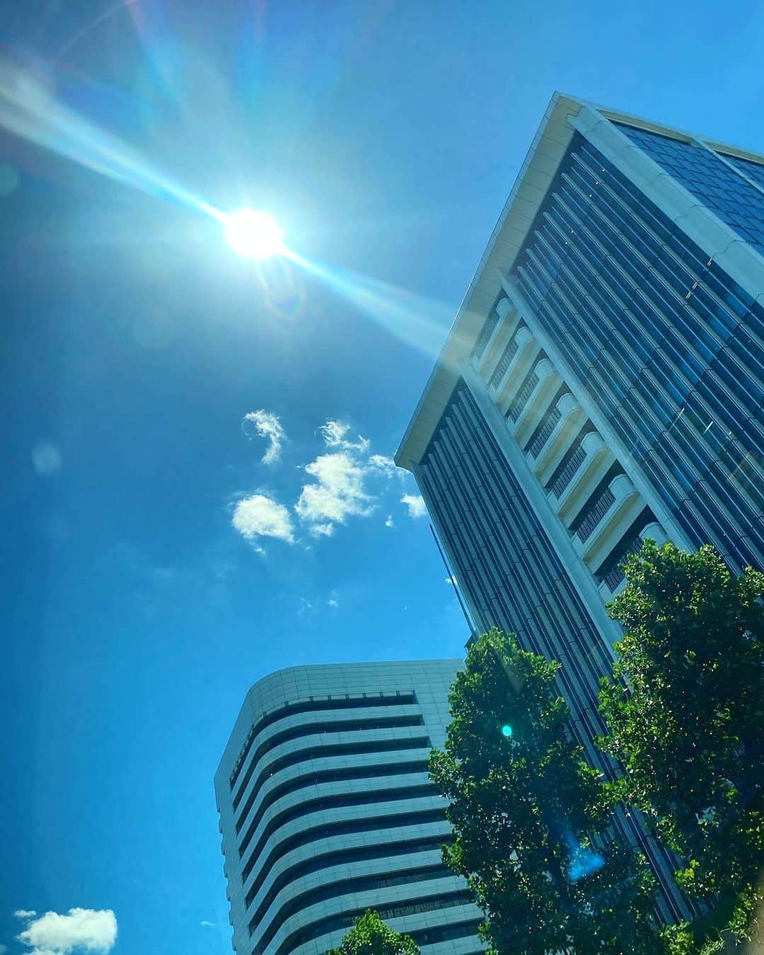 中崎絵梨奈さんのインスタグラム写真 - (中崎絵梨奈Instagram)「空の青と雲の白のコントラストが すきだった日。」9月6日 23時02分 - nakazaki_erina