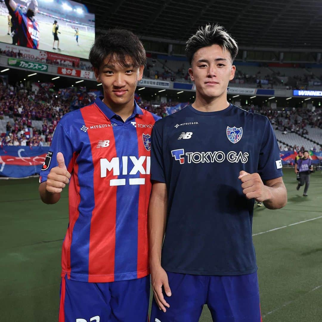 FC東京オフィシャルグッズさんのインスタグラム写真 - (FC東京オフィシャルグッズInstagram)「🔵🔴 𝙁𝙐𝙇𝙇 𝙏𝙄𝙈𝙀 #TokyoFukuoka  2023 JリーグYBCルヴァンカップ プライムステージ準々決勝第1戦 #FC東京 1-0 #アビスパ福岡  ホームで完封勝利!!✊✊✊🔵🔴 勝利のアドバンテージを持ってアウェイでの第2戦へ!!!!!!!!!!!✊✊✊🔵🔴  @fctokyoofficial  #ルヴァンカップ #FC東京 #fctokyo #tokyo」9月6日 22時55分 - fctokyoofficial