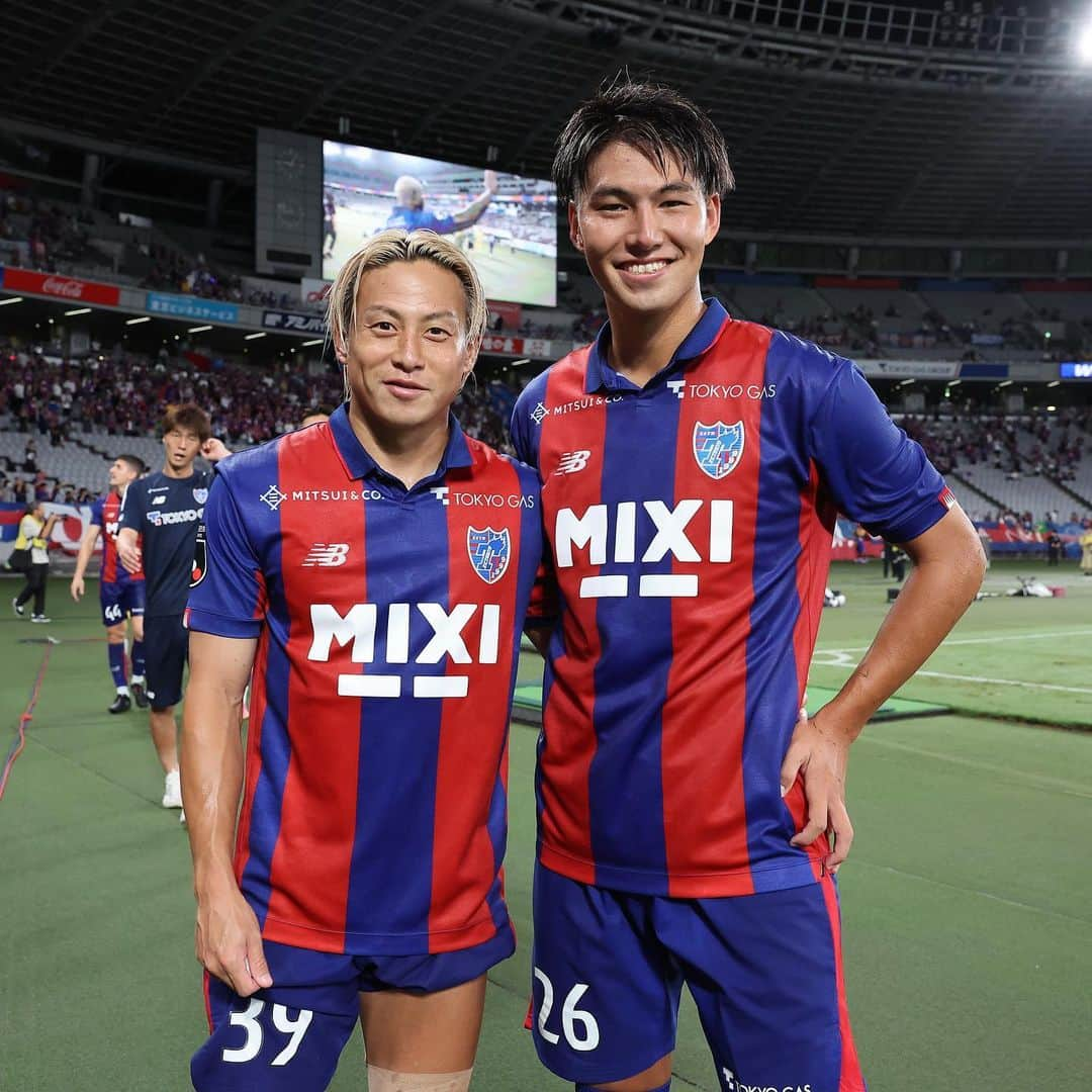 FC東京オフィシャルグッズさんのインスタグラム写真 - (FC東京オフィシャルグッズInstagram)「🔵🔴 𝙁𝙐𝙇𝙇 𝙏𝙄𝙈𝙀 #TokyoFukuoka  2023 JリーグYBCルヴァンカップ プライムステージ準々決勝第1戦 #FC東京 1-0 #アビスパ福岡  ホームで完封勝利!!✊✊✊🔵🔴 勝利のアドバンテージを持ってアウェイでの第2戦へ!!!!!!!!!!!✊✊✊🔵🔴  @fctokyoofficial  #ルヴァンカップ #FC東京 #fctokyo #tokyo」9月6日 22時55分 - fctokyoofficial