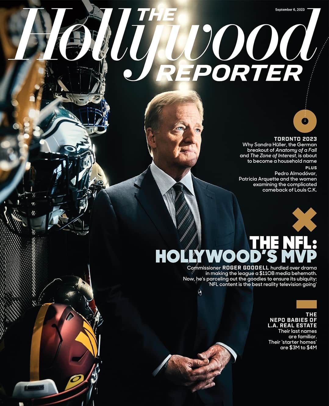 ハリウッド・リポーターのインスタグラム：「How Roger Goodell Conquered Hollywood - ⁠ ⁠ To the tune of $110 billion, the NFL has shrewdly leveraged the fact that media — whether NBC, CBS, Fox and ESPN or Amazon and YouTube — needs its product more than it needs them. Full cover feature at the link in bio. ⁠ ⁠ Photographer: Shayan Asgharnia @shayan.asgharnia⁠ Location: NFL West Coast Headquarters @nfl」