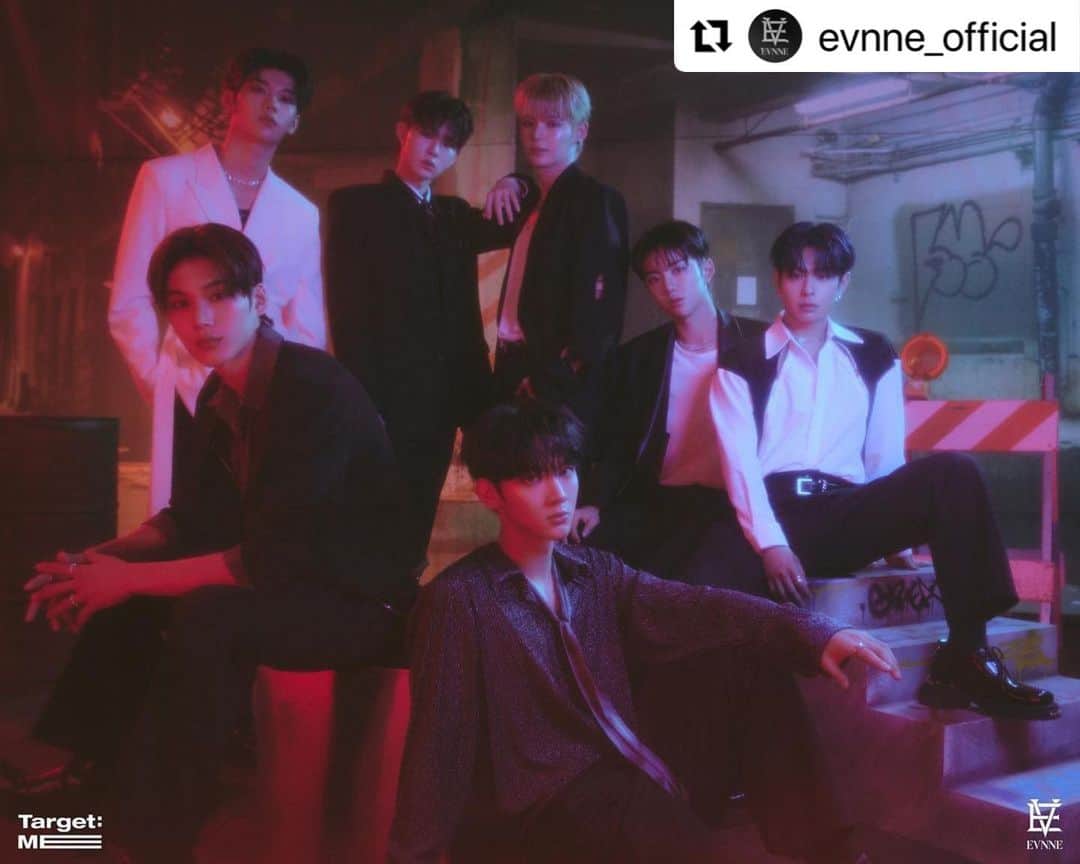 Jellyfish Entertainmentのインスタグラム：「#Repost @evnne_official with @use.repost ・・・ EVNNE 1st Mini Album [Target: ME] 🎯   Concept Photo   #EVNNE #이븐 #Target_ME #20230919_6PM」