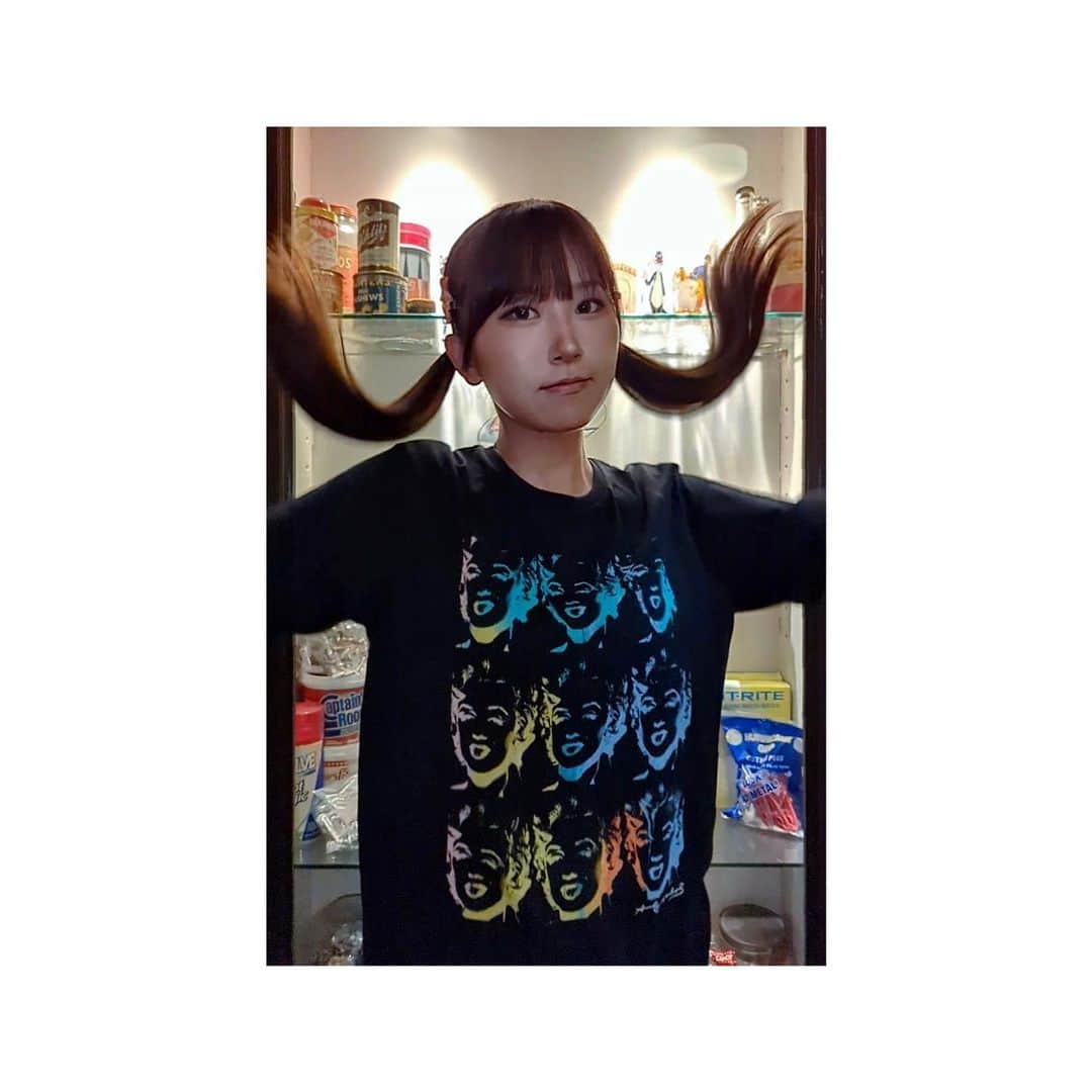 のインスタグラム：「#オールスター合唱バトル の練習で集まりました🎼 青春を実感しています✨ 珍しくツインテールにしてみました😝」