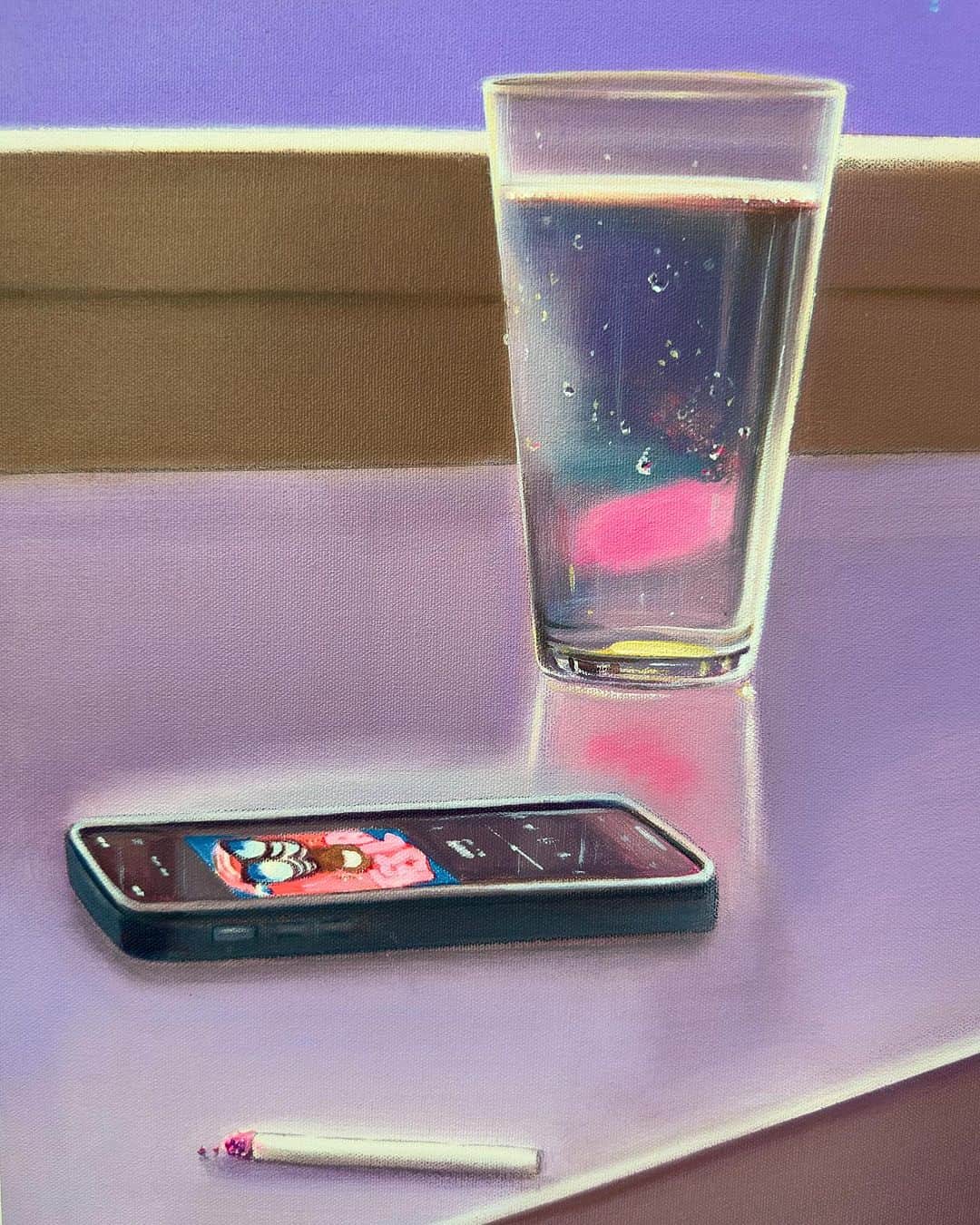 門小雷さんのインスタグラム写真 - (門小雷Instagram)「𝐓𝐡𝐞 𝐁𝐢𝐫𝐭𝐡 𝐎𝐟 𝐀𝐧 𝐈𝐝𝐞𝐚 (2023) Acrylic on canvas 135 x 175 cm」9月7日 0時16分 - littlethunder