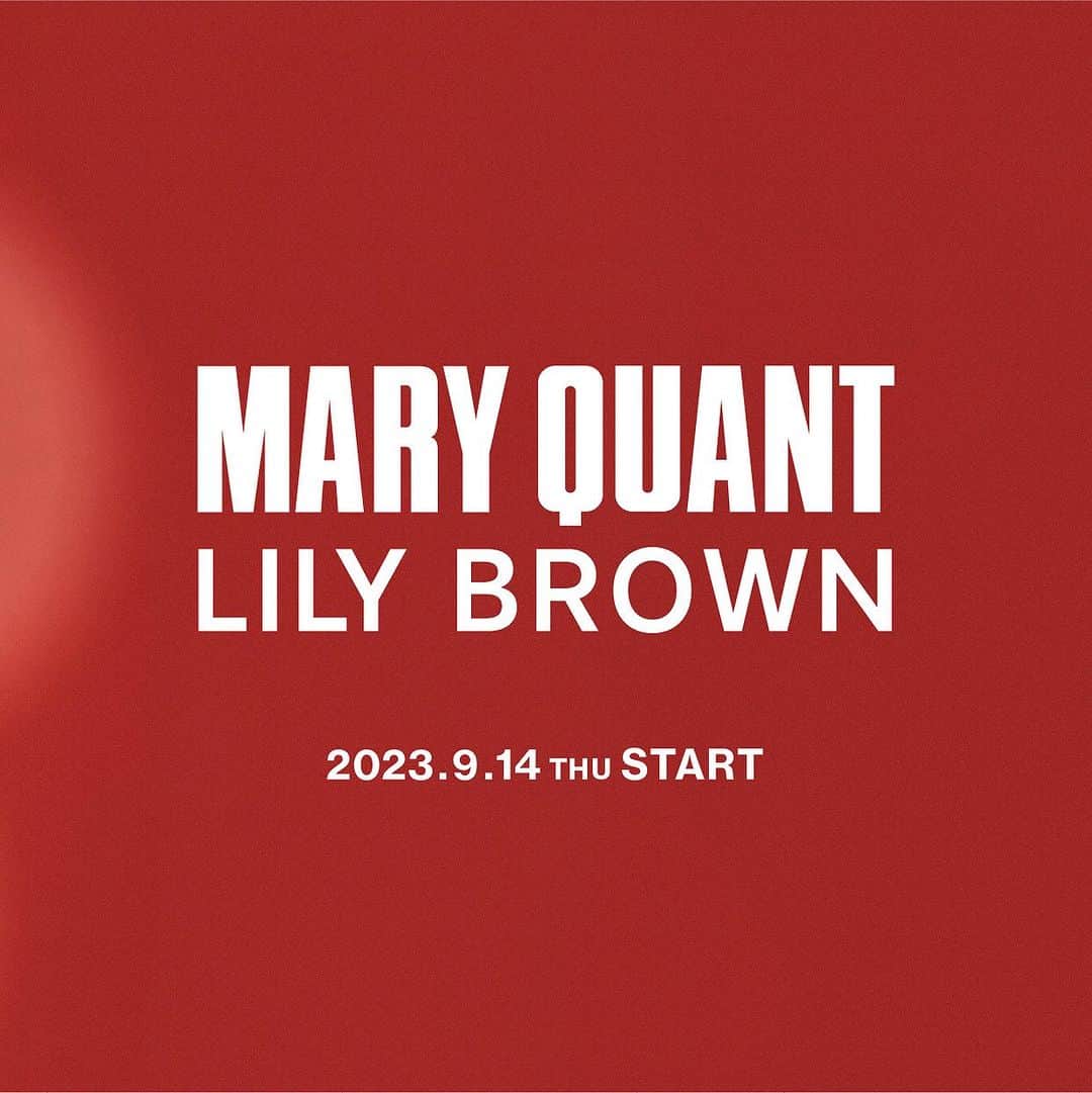 のインスタグラム：「✿ LILY BROWN × MARY QUANT ✿  60年代ロンドンのストリートカルチャーを代表するMARY QUANTとのコラボレーション第3弾  9月14日(木) 12：00(正午)よりオンラインストアにて先行予約スタート！ ただいまオンラインストアにて商品ページを公開中  60年代ロンドンのストリートカルチャーを代表するMARY QUANTとのコラボレーション第3弾。  MARY QUANTのシンボルであるデイジーをポイントにしたニットやカットソーなどの、アイコニックなモチーフアイテムのほか、スポーティなブルゾンとスカートのセットアップなどのトレンドアイテムまで幅広いラインアップで展開。  ✿先行予約開始日：9月14日(木) 12:00(正午) ・LILY BROWNオフィシャルオンラインストア ・MASH STORE（公式アプリ） ・USAGI ONLINE ・ZOZOTOWN ・楽天  ✿全国発売日：9月20日(水)  ✿福岡パルコにてリミテッドコンセプトストアを開催 9月20日(水)の全国発売開始日より一足早く、9月14日(木)より福岡パルコにてリミテッドコンセプトストアを開催いたします。 ご来店いただいたお客様には素敵な特典をご用意しております。  場所：福岡パルコ 本館 1F 期間：9月14日(木)～9月20日(日) 営業時間：10:00~20:30 電話：092-235-7369 ※9月8日(金)～9月10日(日)までLILY BROWN 福岡パルコ店にて先行予約会を開催いたします。  予約商品は9月14日(木)からの会期中、リミテッドコンセプトストアにてお受け取りいただけます。  #LILYBROWN #リリーブラウン #maryquant #マリークヮント #マリークワント #vintage #vintagefeature #vintagefeaturedress #コラボレーション」
