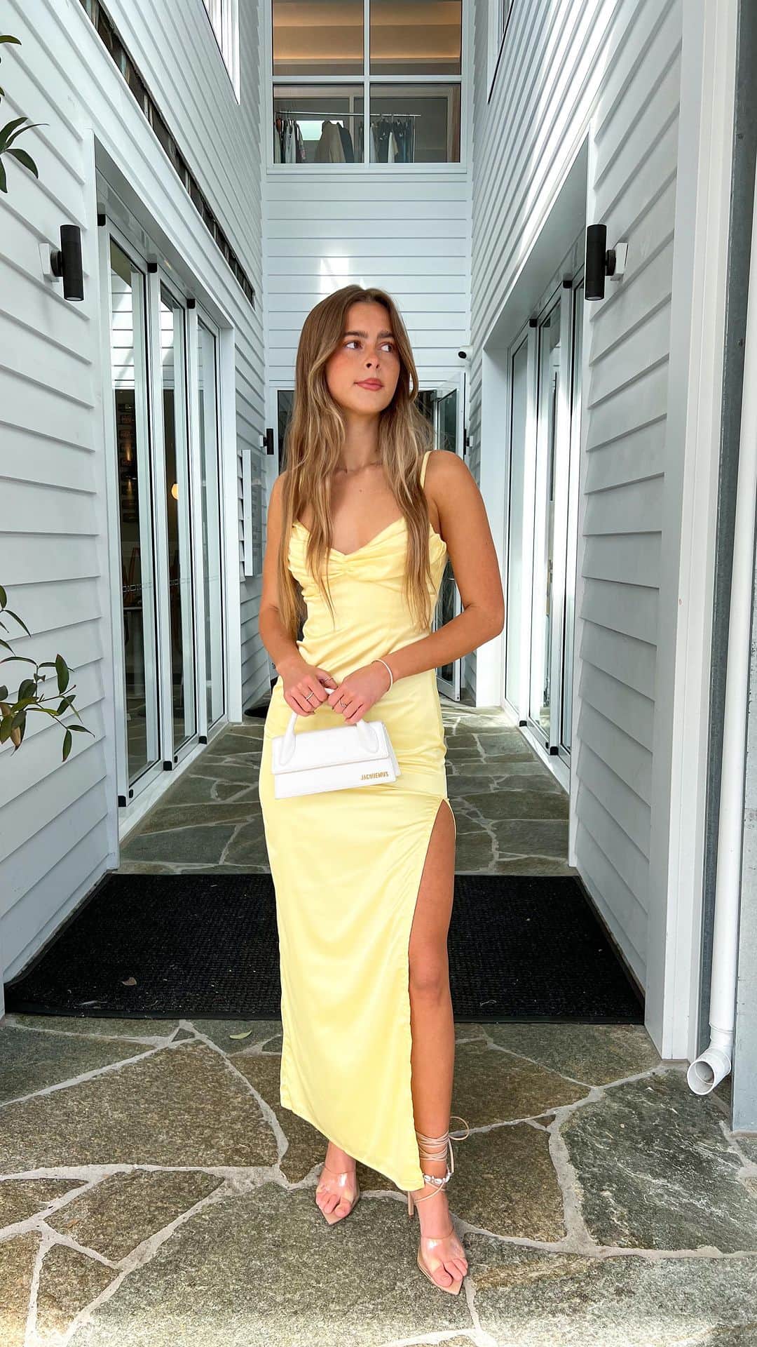 Beginning Boutiqueのインスタグラム：「The restock you’ve been waiting for ✨ Our best-selling Honey Yellow Maxi Dress is BACK online and ready for you 🍯」