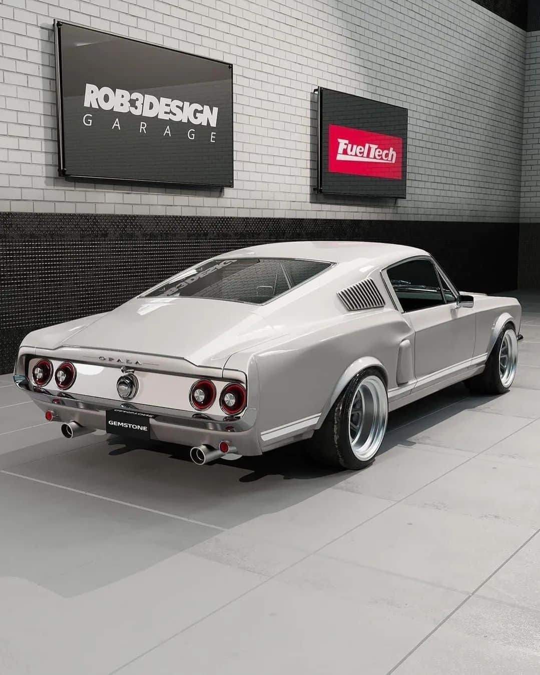 Classics Dailyのインスタグラム：「#Opala FASTBACK 👀 Credit @rob3rtdesign _ #Classic #classics #Classiccar #classiccars #americanmuscle #Musclecar #Musclecars #car #opala #mustang」
