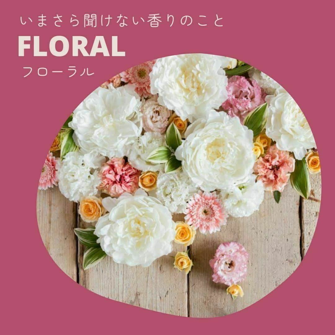 フィッツオンラインストアのインスタグラム：「いまさら聞けない香りのこと📝 FLORAL～フローラル～💐  香りを探していると良く目にする「フローラル」の香り。でも実際はどんな香りのことなのでしょうか？今回はフローラルの香調について解説していきます💁  普段から「香りの種類ってよくわからない…」と思っている方、必見です👀  1.フローラルってどんな香り？ 2.代表的な香料とは 3.フローラル香調が合うシーン  気になるかたはフィッツオンラインストアの編集部コラムからどうぞ💁 https://fitsonlinestore.com/staff-diary/2023/08/03/5530/  #香水 #フレグランス #香り #香水好き #香水好きな人と繋がりたい #香りのある暮らし #香り好きな人と繋がりたい #香水マニア #香りフェチ #香りを楽しむ #香水集め #フローラル #ローズ #ジャスミン #ピオニー #リリー #ガーデニア」