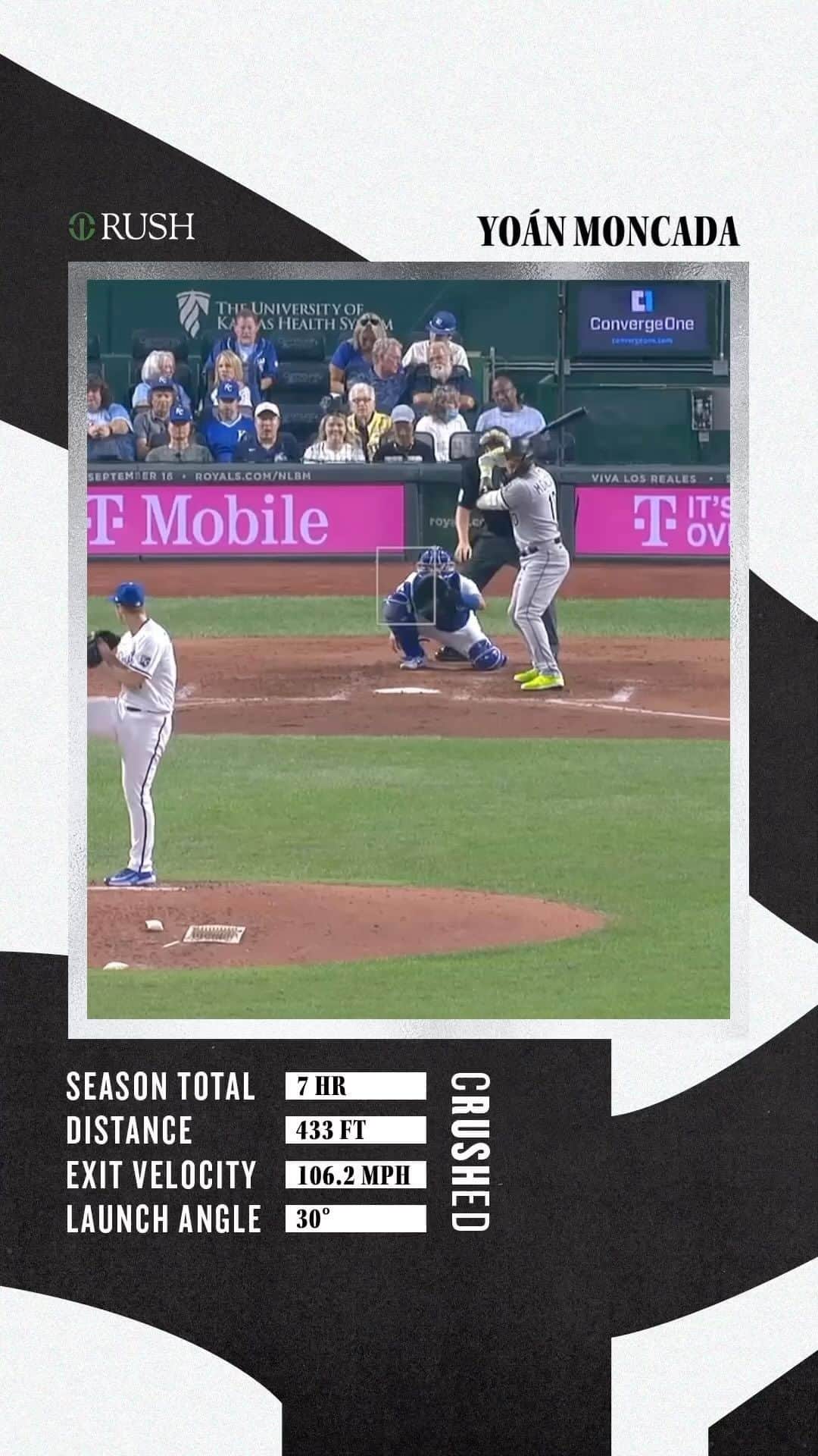 シカゴ・ホワイトソックスのインスタグラム：「YoYo goes yard!」