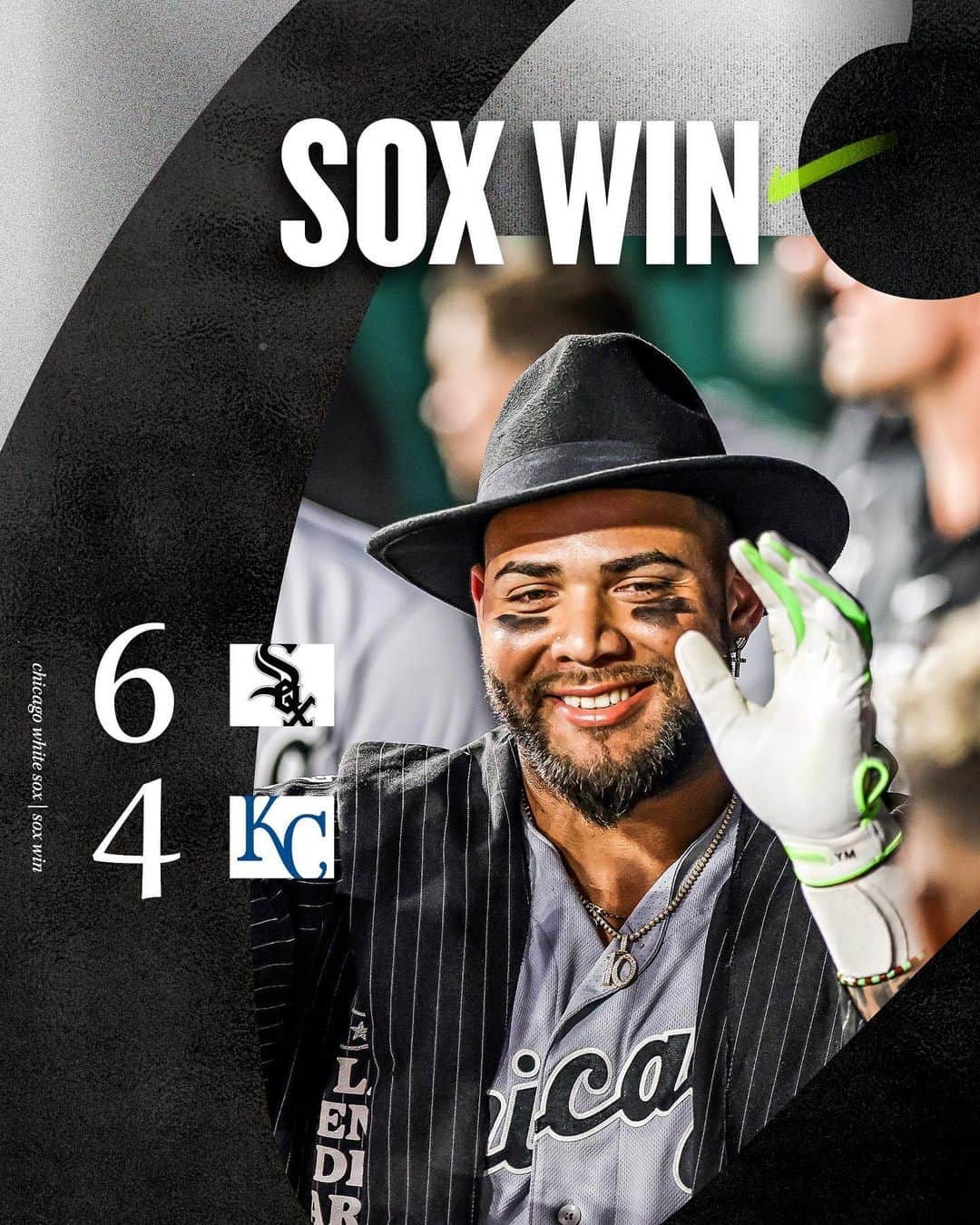 シカゴ・ホワイトソックスのインスタグラム：「SOX WIN!」