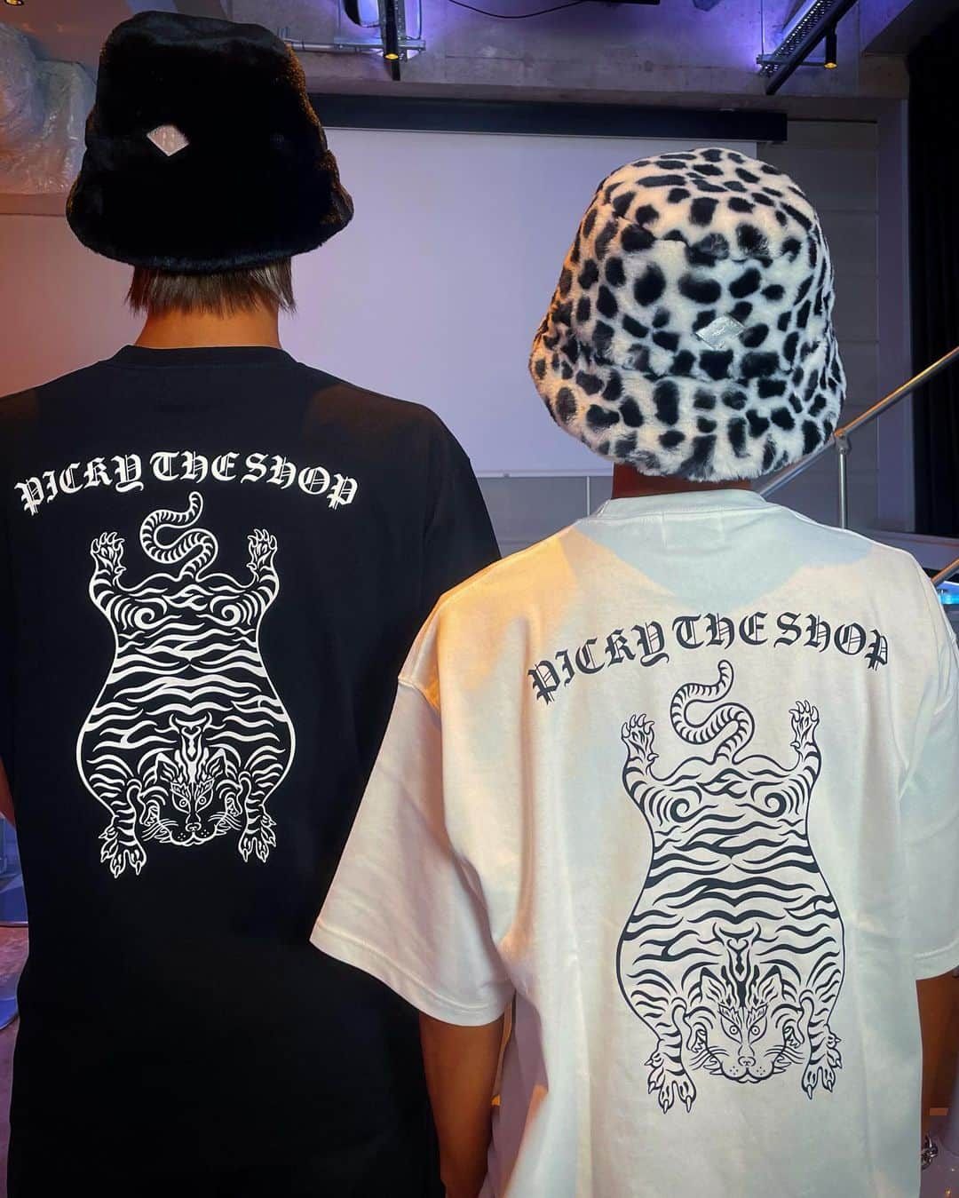 奈良裕也のインスタグラム：「【NEW ITEMS】PICKY ORIGINAL “Tiger T-shirt”🐯🖤🤍🐯🖤🤍🐯🖤🤍 @picky.the.shop_bar」