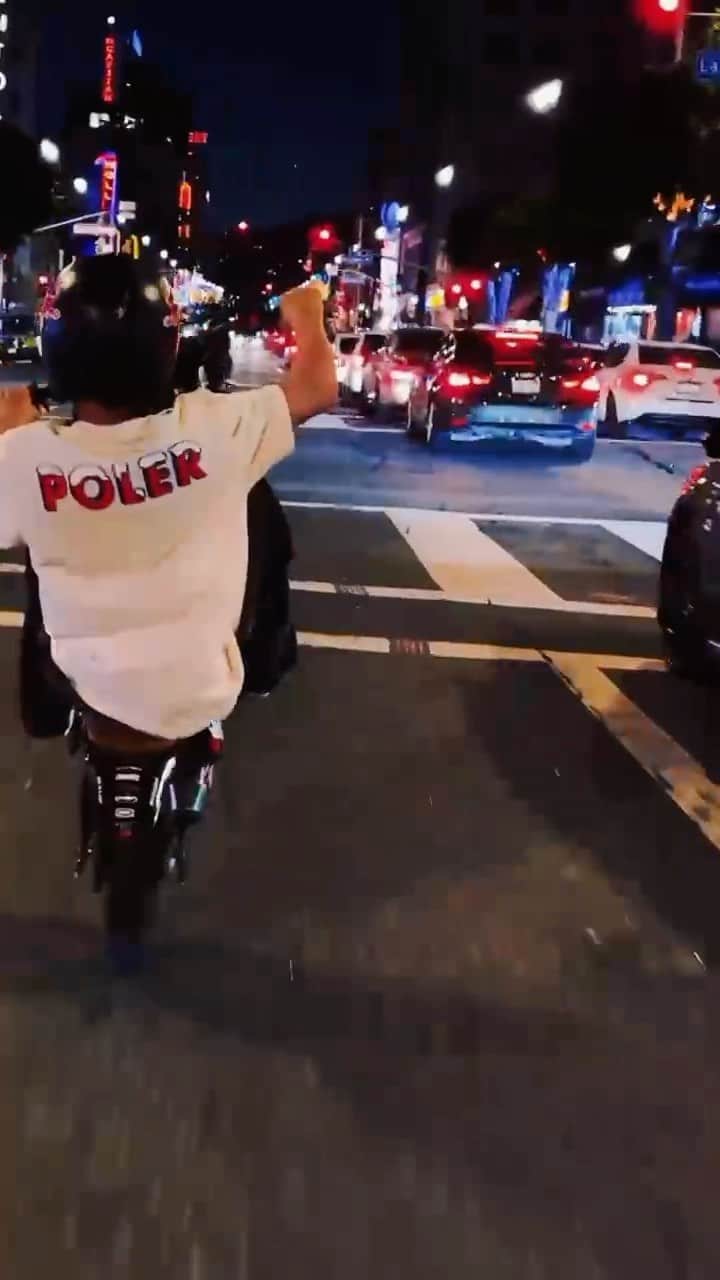 Poler Outdoor Stuffのインスタグラム：「Tent team stuntman @kelana_humphrey with a nice little #wheeliewednesday rip!」