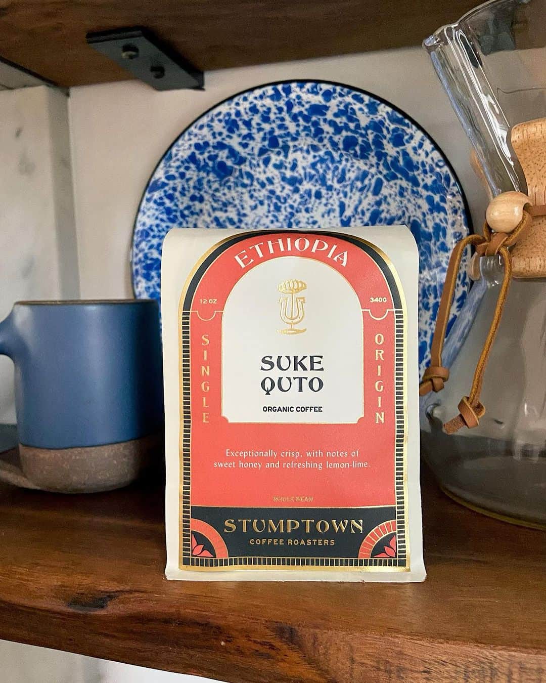 Stumptown Coffee Roastersのインスタグラム：「We’re welcoming back Ethiopia Suke Quto to the menu – exceptionally crisp, with notes of sweet honey and refreshing lemon-lime. And, this coffee delivers more than just amazing taste. 🍯🍋✨  Set on sweeping slopes between mountains and plateaus near the village of Kumure in the Guji Zone, the farmland of Suke Quto has volcanic, loamy soil rich with nutrients ideal for producing exquisite coffee.  To producer Tesfaye Bekele, Suke Quto is always a conservation effort first and a coffee business second. What started as an idea to grow and process environmentally friendly coffees to help sustain his local community has grown to inspire fellow producers and support outlying communities in the region.」
