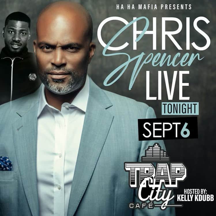 T.I.のインスタグラム：「Ha Ha Mafia presents @therealchrisspencer Live Tonight ( early arrival suggested ) COMEDY SHOW Tonight presents TRIPPIN & TRAPPIN COMEDY OPEN MIC 🎤 & SHOW Hosted By @comediankdubb23 with headliner @therealchrisspencer & OTHER  CELEBRITY GUEST COMEDIANS show starts 9pm & Birthday your Celebrate @trapcitycafe 660 Northside Dr NW Open 5pm show starts 930pm Free Entry All Night #LiveDJ #Vibe #Trippin&Trappin #Comedy #Patio #Food #Hookah #Drinks #OpenMic #FreeEntry #ValetParking #TrapCityCafe to RSVP for tables text the word COMEDY to 404-901-5272 or www.TrapCityCafe.com」