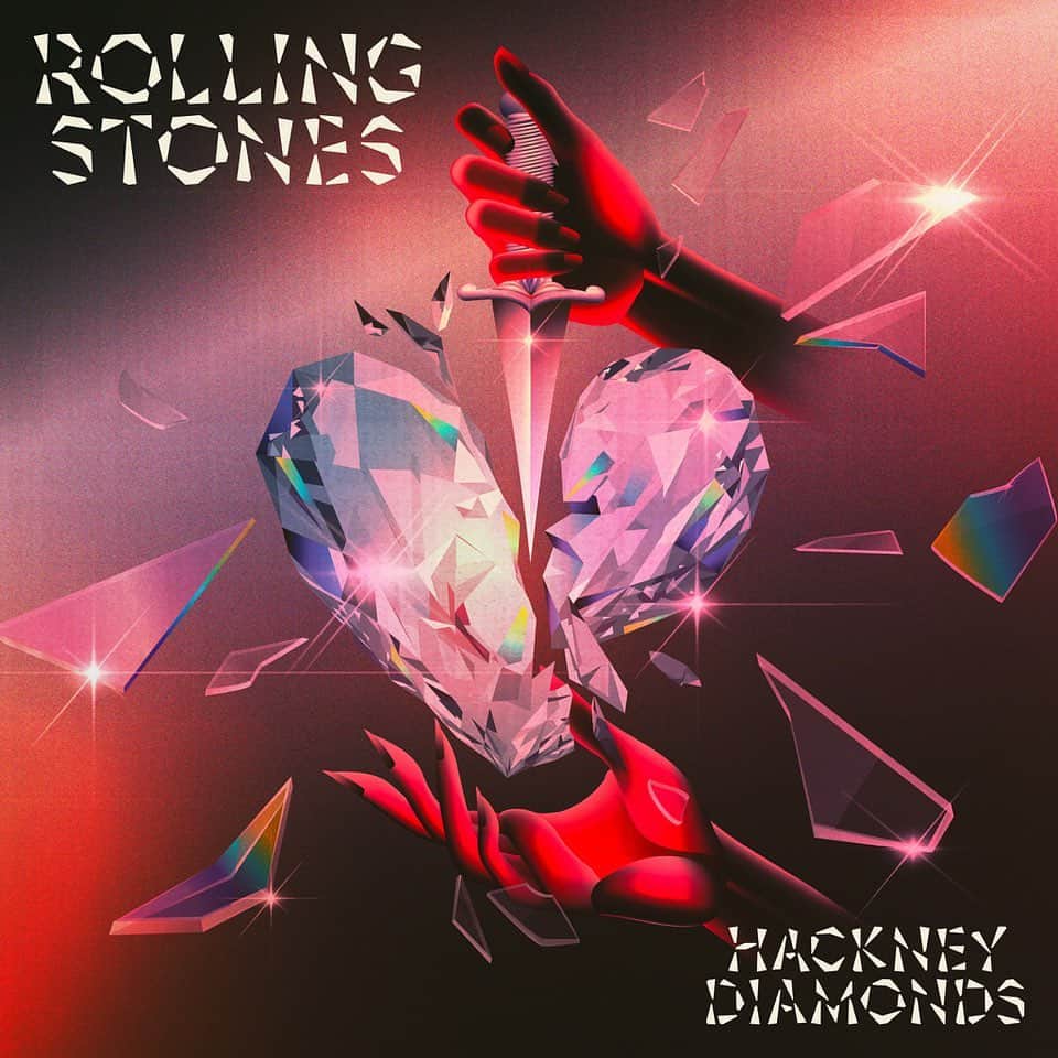 ロン・ウッドのインスタグラム：「Hackney Diamonds, the new Rolling Stones album, is out on October 20th, and new single ‘Angry’ is out NOW!  Pre-order Hackney Diamonds via the link in the bio: https://therollingstones.lnk.to/HackneyDiamonds」
