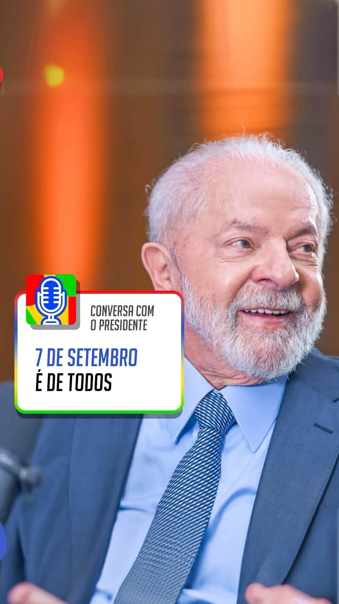 ジルマ・ルセフのインスタグラム：「O que queremos é voltar a fazer um 7 de setembro de todos. Uma grande comemoração da democracia e da união de brasileiros e brasileiras.   🎥 Audiovisual/PR」