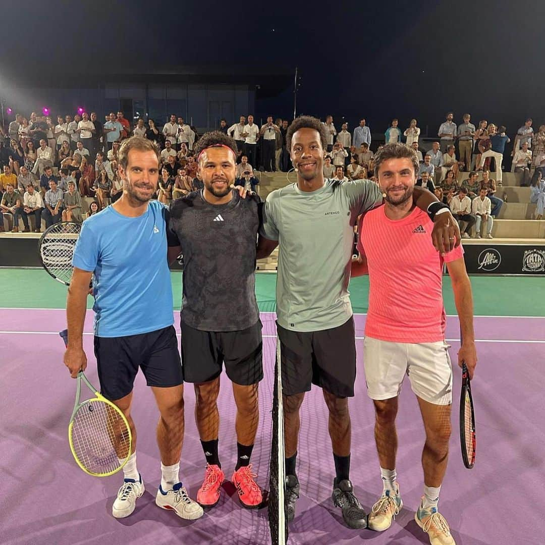 リシャール・ガスケさんのインスタグラム写真 - (リシャール・ガスケInstagram)「@allin_country_club avec les potes ! @iamgaelmonfils @tsongaofficiel #gillou #famille」9月7日 5時10分 - richardgasquet34