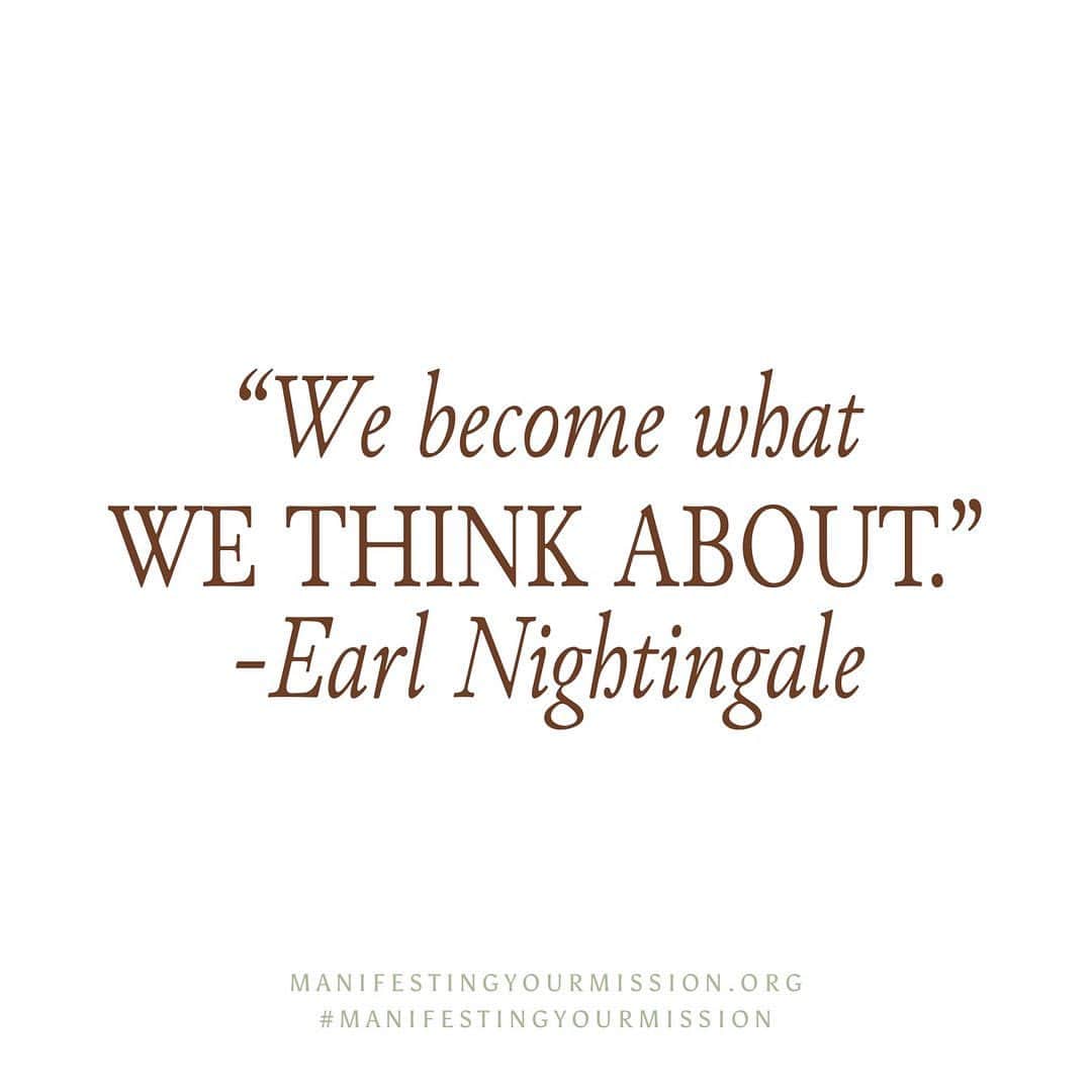ブリアンナ・ブラウンのインスタグラム：「What do you think about? ⠀⠀⠀⠀⠀⠀⠀⠀⠀ I 🤎 this quote and here is why... ⠀⠀⠀⠀⠀⠀⠀⠀⠀ Is what you are thinking about who you want to become?  ⠀⠀⠀⠀⠀⠀⠀⠀⠀ If it isn't? ⠀⠀⠀⠀⠀⠀⠀⠀⠀ Take a deep breath, pause, take another breath, and move your thoughts and actions into the direction of your vision. ⠀⠀⠀⠀⠀⠀⠀⠀⠀ Repeat this whenever you notice yourself creating what you fear vs. what you envision. ⠀⠀⠀⠀⠀⠀⠀⠀⠀ This is how you use neuroplasticity to work for you instead of reinforcing habits that don't serve you. ⠀⠀⠀⠀⠀⠀⠀⠀⠀ To learn more, check out ManifestingYourMission.org ⭐」