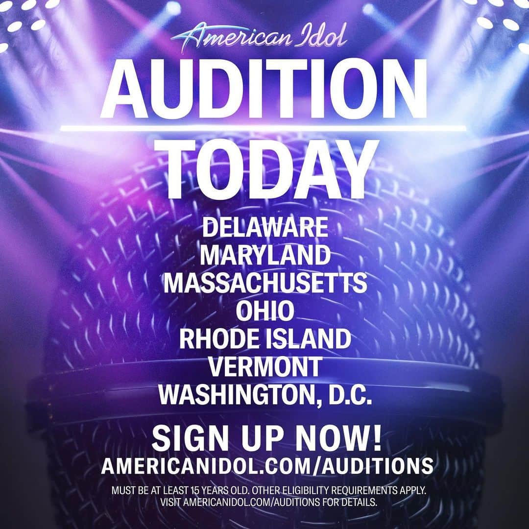 American Idolのインスタグラム：「Our producers want to find #TheNextIdol TODAY! 🤩 Sign up now to audition right from home and start your IDOL journey! 💙」
