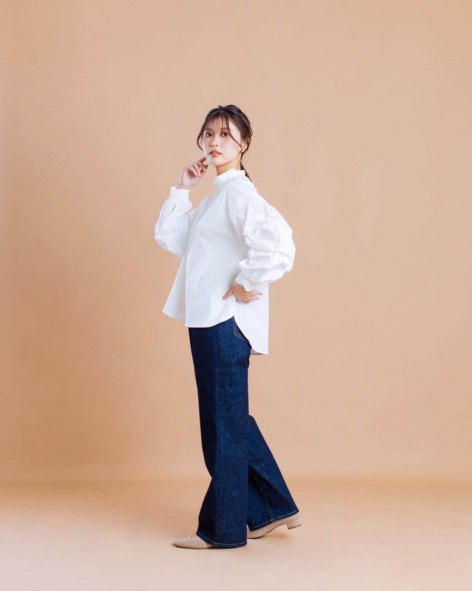 M2companyのインスタグラム：「《pareatsu》  【BASE】 https://pareatsu.base.ec  #pareatsu #パレアッツ #m2company #エムツーカンパニー #2023AW #新作秋物 #秋物 #シャツスタイル #シャツ #デニム #おしゃれさんと繋がりたい  #ciao_varano」