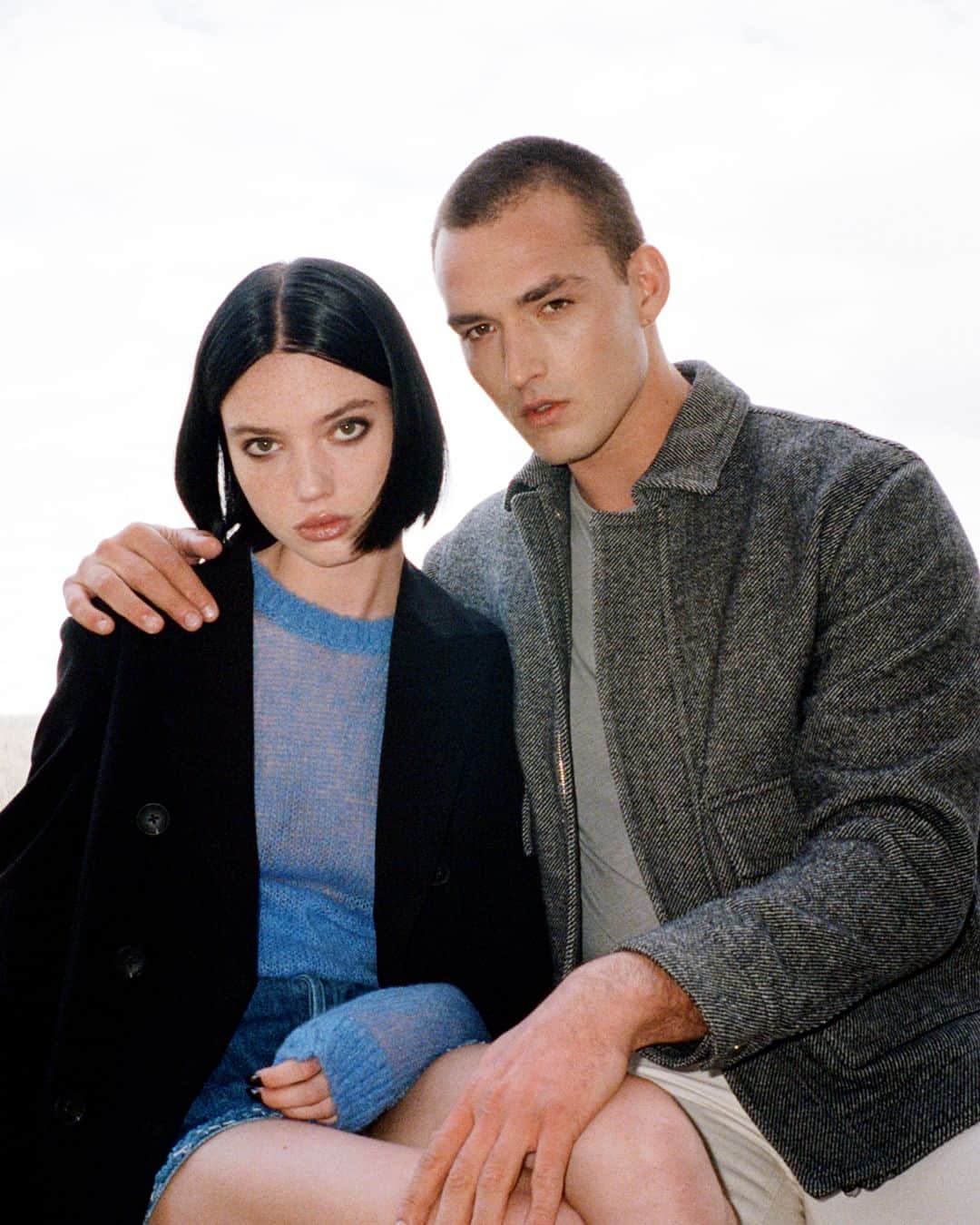 のインスタグラム：「Love at first sight🖤 Get ready with the new arrivals from the FW23 Collection✨ Tap to shop 🔗   #Sisley #FW23 #Fall #Winter #fahion #menswear #autumn #womenswear #style」
