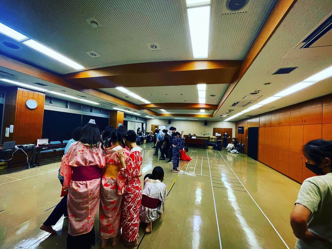 大鶴義丹のインスタグラム：「9/12から六本木俳優座 『 #祖国への挽歌 』 稽古場です。」