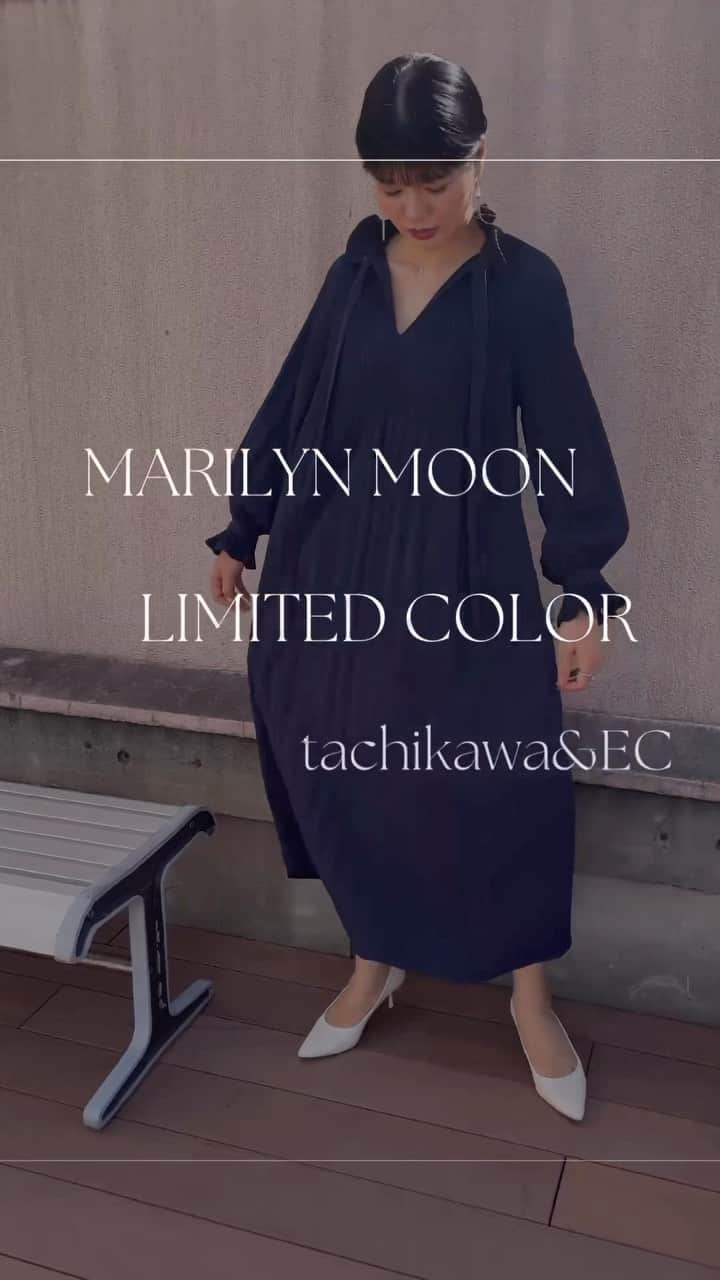 TIARAのインスタグラム：「■ NEW ARRIVAL ■ @marilynmoon_official  別注カラーワンピースが入荷しております✨  @tiara_melrose (web限定) と立川店限定アイテムです 残りわずかになってまいりました！ 是非お問合せくださいませ👑 ♛ - - - - - - - - - - - - - - - - - - - - - - - - - - - ♛ TIARA Autumn Collection Fair 秋の新作FAIRを開催中✨  🎁期間中特典🎁 ①メンバーズポイント付与率2倍 ②お買上げ金額に合わせてプレゼント 税込¥33,000以上でパールチャーム 税込¥55,000以上でパールチャーム+ベロアバッグ ※先着順配布。なくなり次第終了です。 ♛ - - - - - - - - - - - - - - - - - - - - - - - - - - - ♛ #melrose_50th をタグ付けしインスタグラム投稿していただいた方に毎月変わるブランドからの特別なギフトをプレゼント✨ 9月のギフトはLiesseから「ここでしか手に入らないネイビーカラーのハイゲージリブニット」を5名様に。  各種イベントなど詳細はこちらからご覧ください💁 @melrose_official_50th  @melrosestore_official ♛ - - - - - - - - - - - - - - - - - - - - - - - - - - - ♛ ✍  ✔️ マリリンムーン アコーディオンプリーツワンピース 品番 A0134FA265 color:アイボリー /ブラック/ネイビー size: free price: ¥34,100税込  #LUMINE立川#tiara_melrose#ティアラ#メルローズ#lumitachi3rd_style #melrose_50th #marilynmoon#オケージョンスタイル#オケージョンワンピ#ワンピース#七五三ママコーデ#ネイビーワンピース#結婚式コーデ」