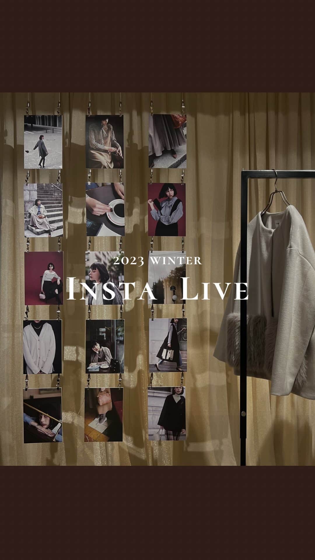 のインスタグラム：「冬展示会LIVE  Tsuchiya : 159cm Otomo : 159cm Uchibori : 167cm  声 : Koja , Nakajo」