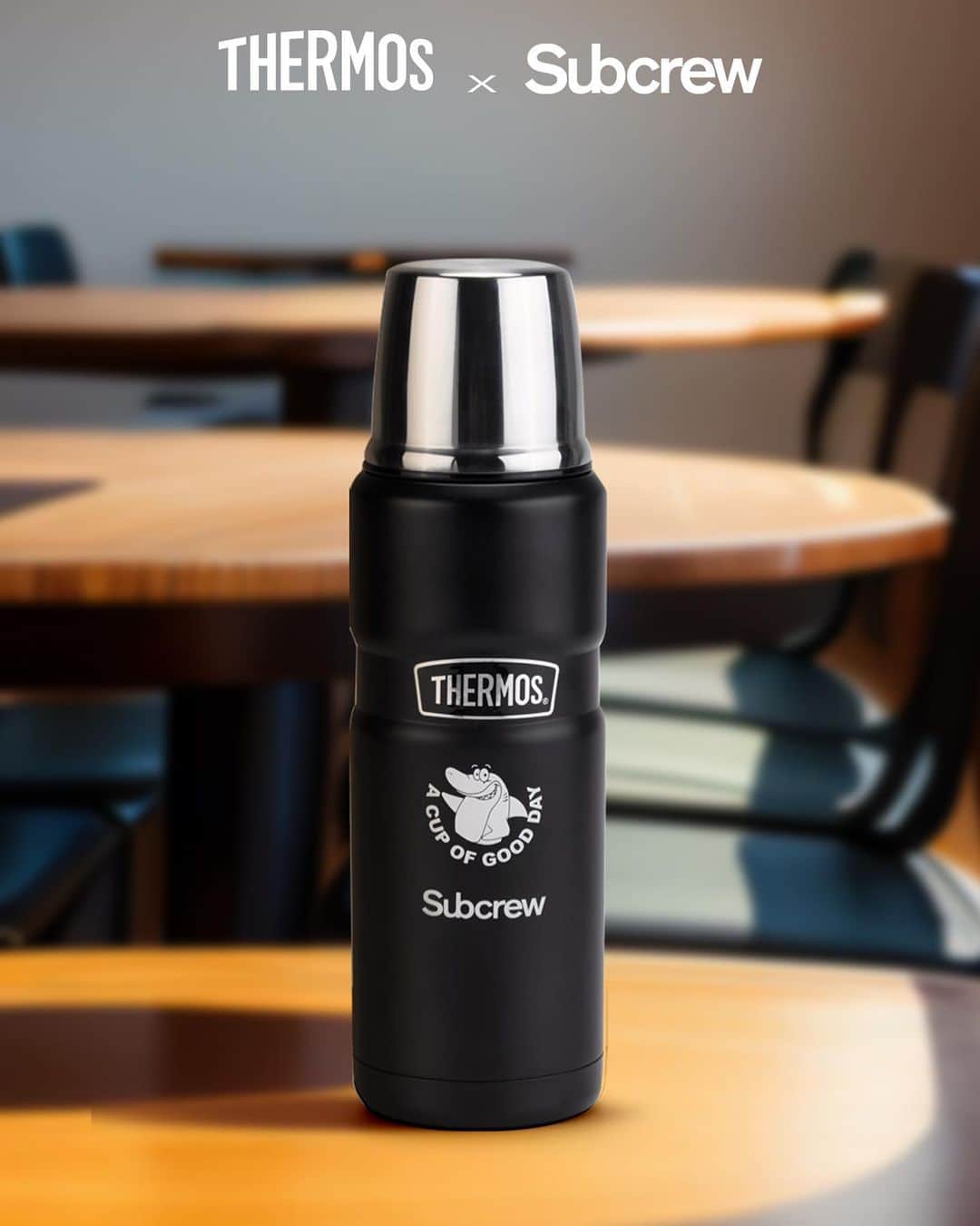 サム・リーのインスタグラム：「Subcrew x THERMOS #Subcrew #thermos」