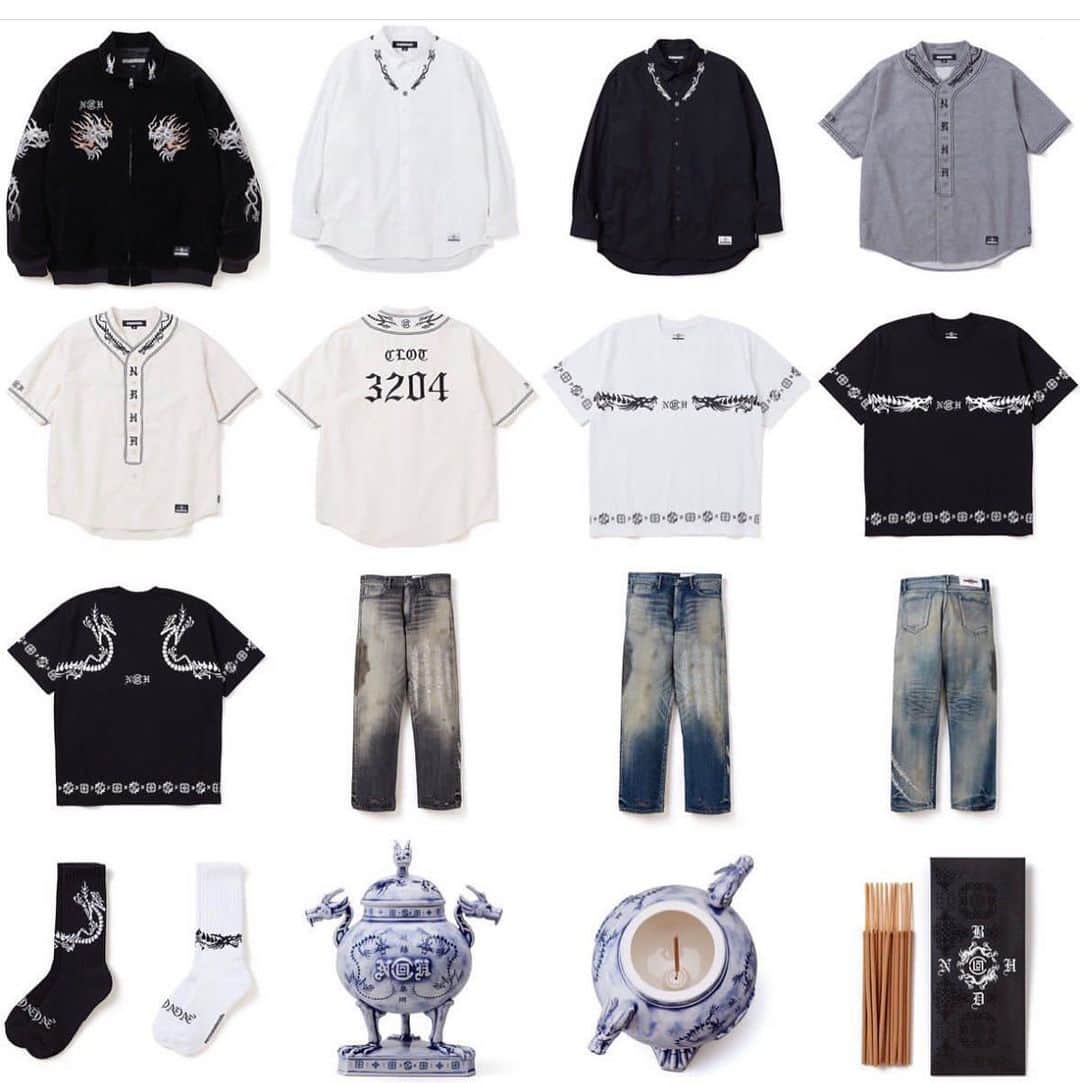陳冠希のインスタグラム：「PICK YOUR POISON @neighborhood_official X @clot SHOUTS TO THE SEMPAI @sin_takizawa」